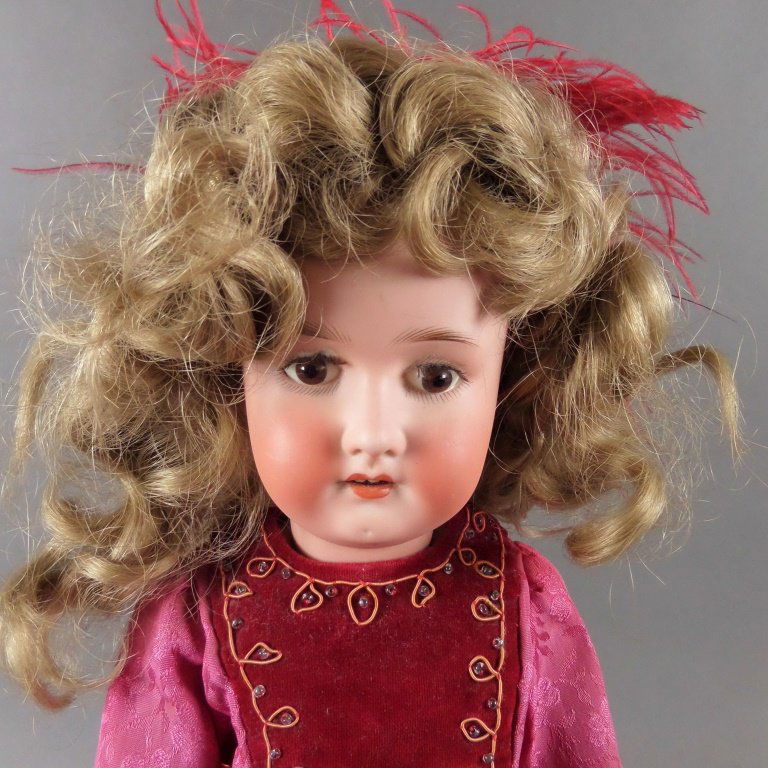 Heubach Koppelsdorf Bisque Head German Doll 18"