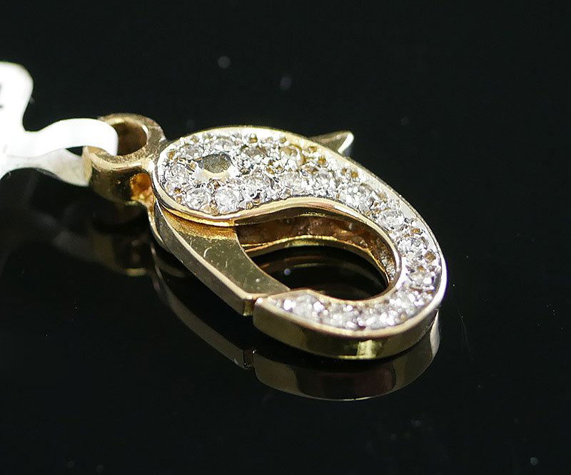 FANCY 14K DIAMOND CLASP (1 of 3)