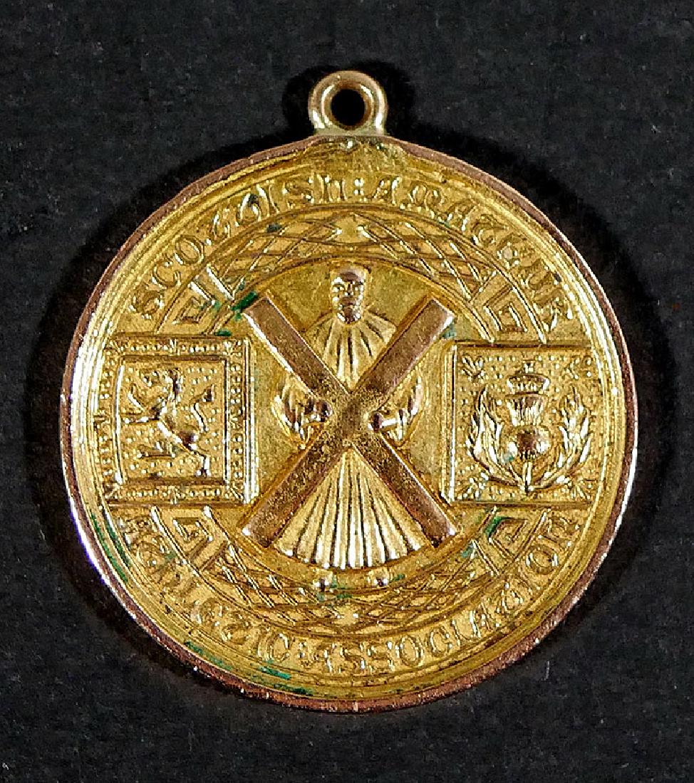 1925 15k Gold Track & Field Medal Scottish Amateur: Awarded to Tom Riddell (1905-1998) in 1925. Riddell was one of Scotland's most celebrated athletes, a track star who was eclipsed by only one of his contemporaries -- Eric Liddell, the inspiration for