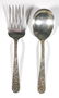 2 Kirk & Son Repousse Sterling Silver Serving Pcs