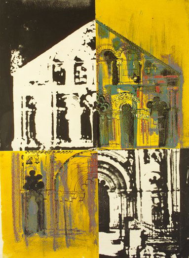 John Piper (1903-1992) Petit Palais White screenp: John Piper (1903-1992) Petit Palais White screenprint, 78 x 56cm Signed and numbered 13/25