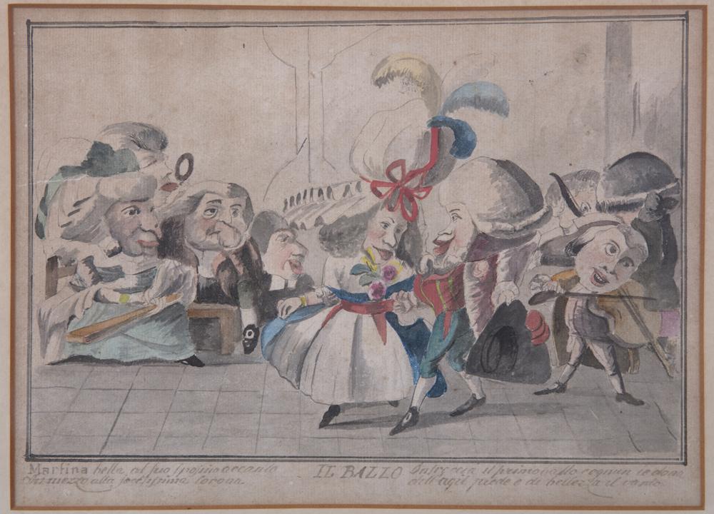 ITALIAN SCHOOL (19TH CENTURY) A set of six framed (1 of 18)