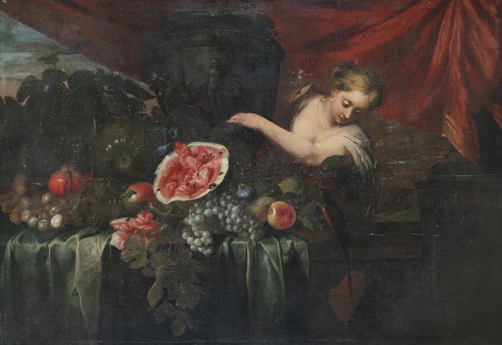 NORTH ITALIAN SCHOOL (17TH CENTURY) Lady with Table (1 of 3)