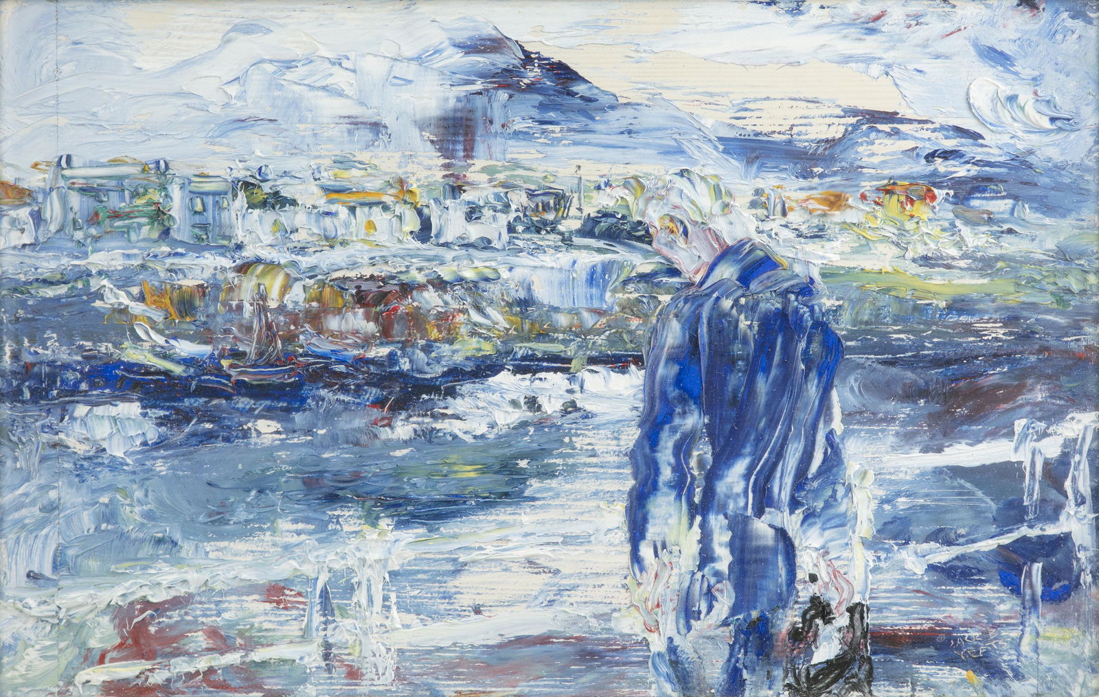 Jack Butler Yeats RHA (1871-1957) Rosses Point,: Jack Butler Yeats RHA (1871-1957) Rosses Point, Salute/Farewell to Rosses Point Oil on panel, 23 x 35.5cm (9 x 14'') Signed; inscribed verso Provenance: Sold by the artist to Dr. Somerville Large, 194
