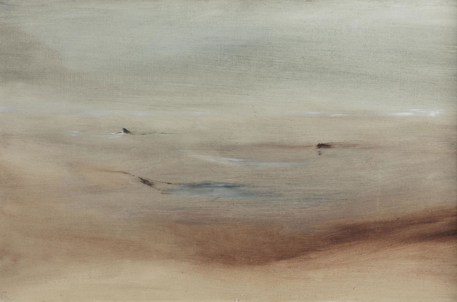 Gerald Davis (1938-2005) Morning Seascape Oil on: Gerald Davis (1938-2005) Morning Seascape Oil on canvas board, 29.5 x 45cm (11½ x 17¾'') Signed