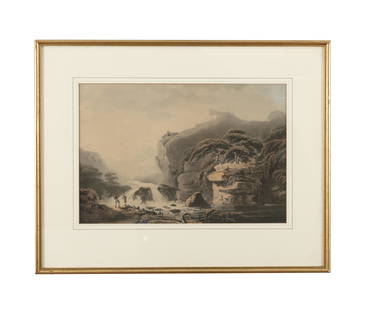 SET OF 5 AQUATINTS after Thomas Walmsley (1763-1806) Irish views engraved by Francis Jukes: SET OF 5 AQUATINTS after Thomas Walmsley (1763-1806) Irish views engraved by Francis Jukes (1747-1812) From a series of views of Killarney (1795-1802) Published March 1st 1802, each 10¾ x
