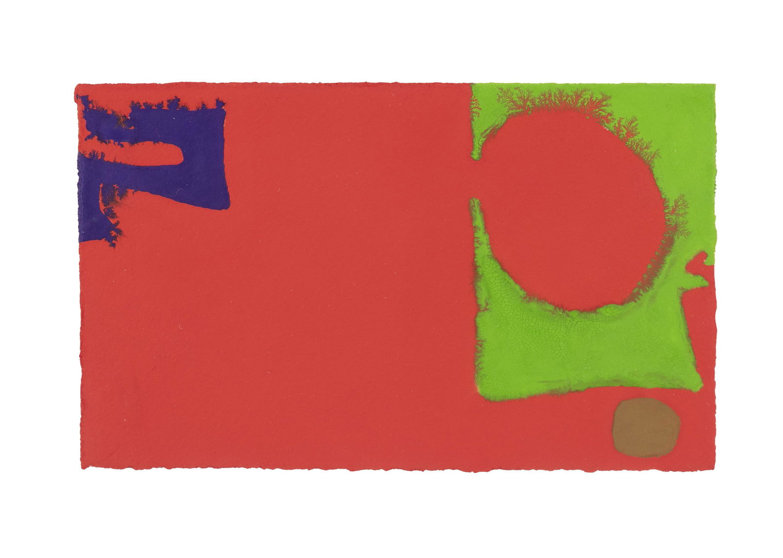 PATRICK HERON (1920-1999) Mini Mini I: August 1977 Gouache, 11 x 17.8cm Signed and inscribed on: PATRICK HERON (1920-1999) Mini Mini I: August 1977 Gouache, 11 x 17.8cm Signed and inscribed on backing board verso Provenance: With Waddington Galleries, London; Private Collection, Dublin