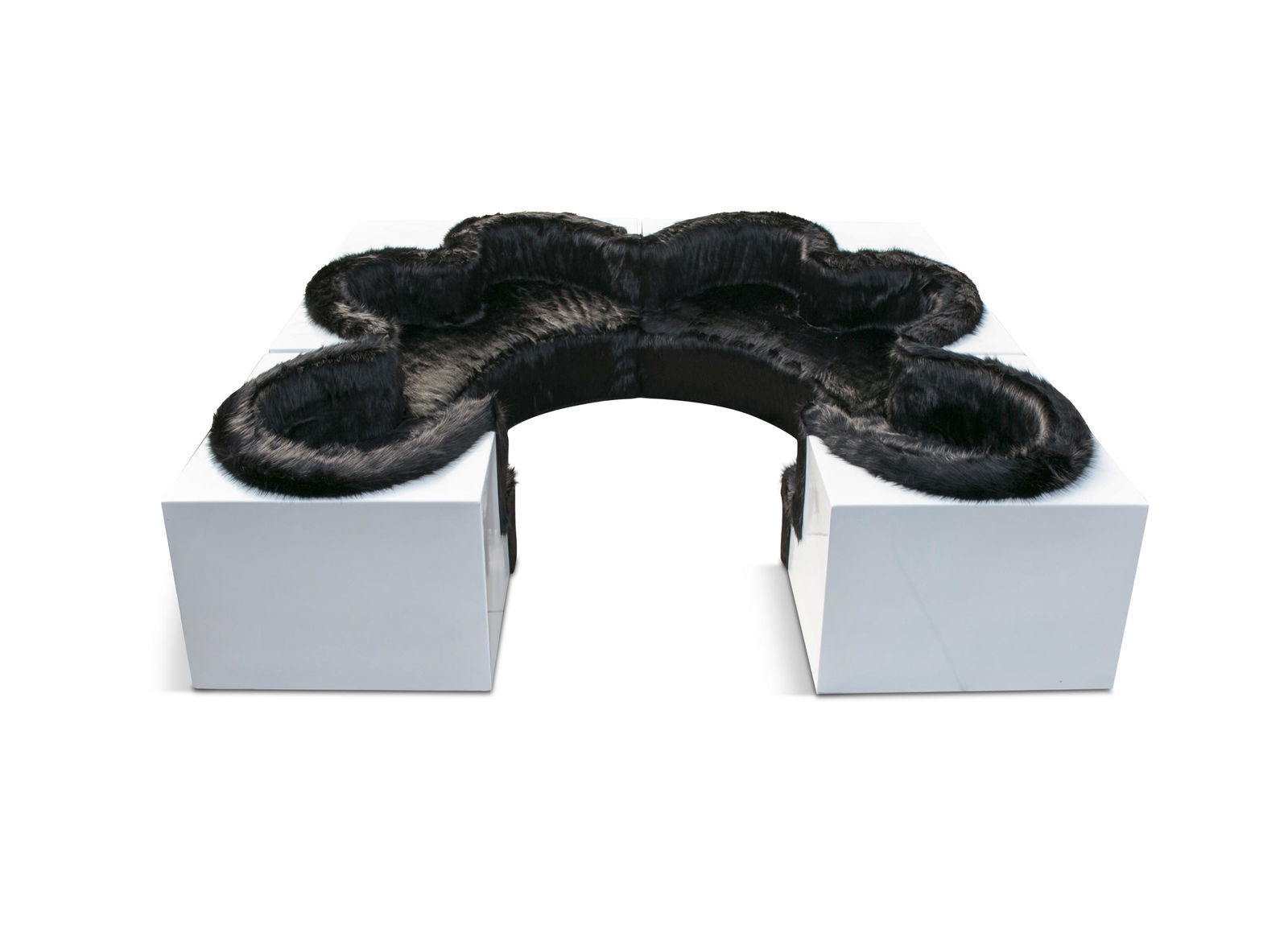 ARCHIZOOM An Imperial Safari sofa by Archizoom, produced by Paltronova, fibreglass, foam rubber and (1 of 12)