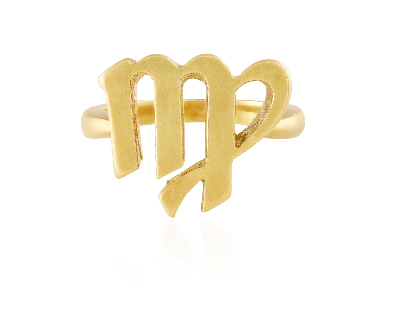 A GOLD RING, BY CARTIER, CIRCA 1970  The openwork frontispiece modelled with initial 'MP' or 'DU' to (1 of 6)