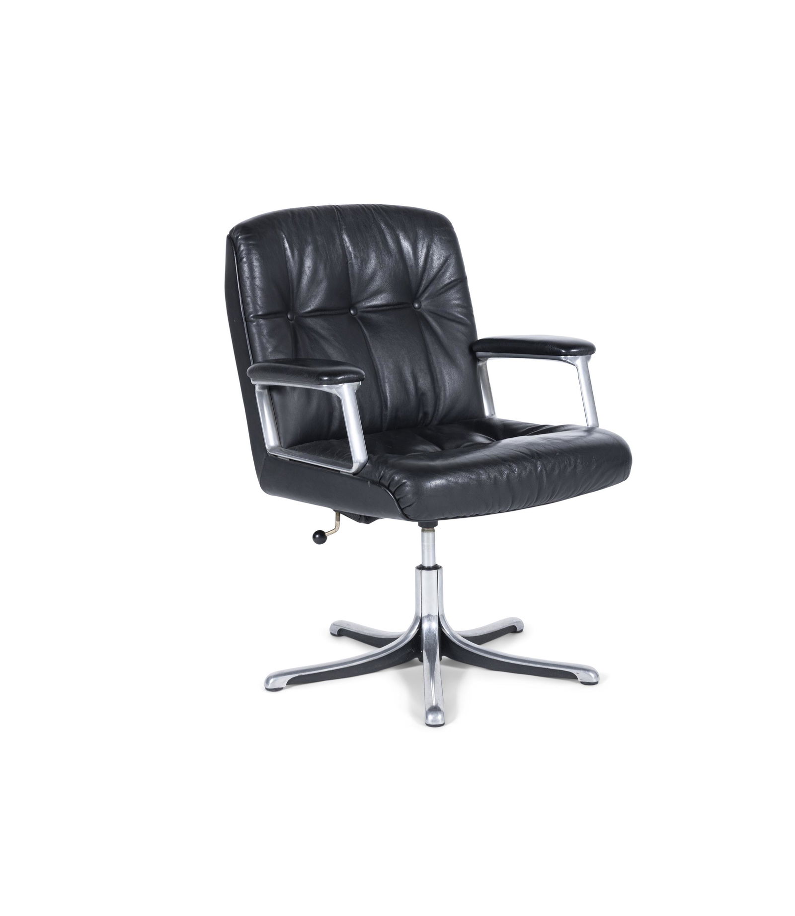 OSVALDO BORSANI (1911 - 1985) A swivel desk chair by Osvaldo Borsani for Tecno, with maker's stamp. (1 of 5)