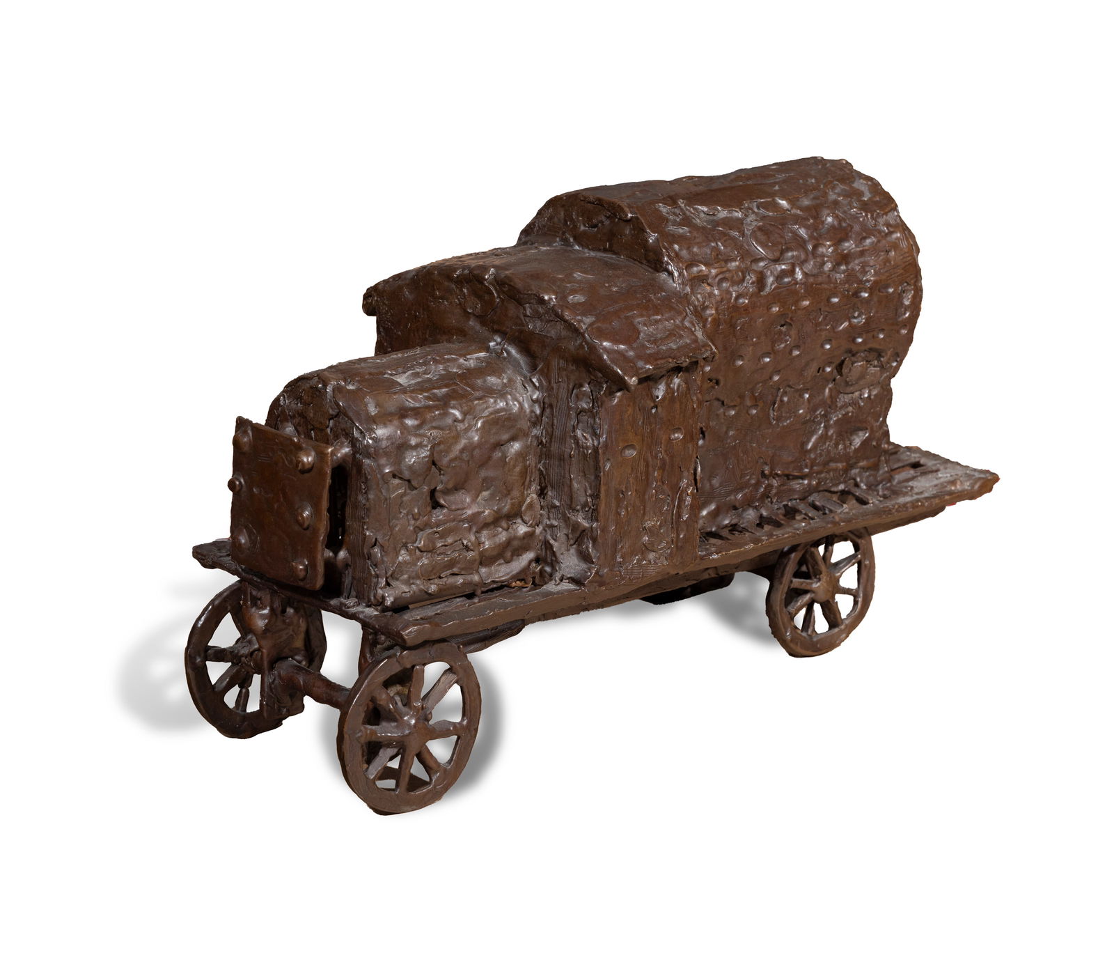 John Behan RHA (b.1938) Bronze, 36 x 16 x 20cm(H) (14¼ x 6¼ x 8'') Signed, Edition 6/6: John Behan RHA (b.1938) Bronze, 36 x 16 x 20cm(H) (14¼ x 6¼ x 8'') Signed, Edition 6/6