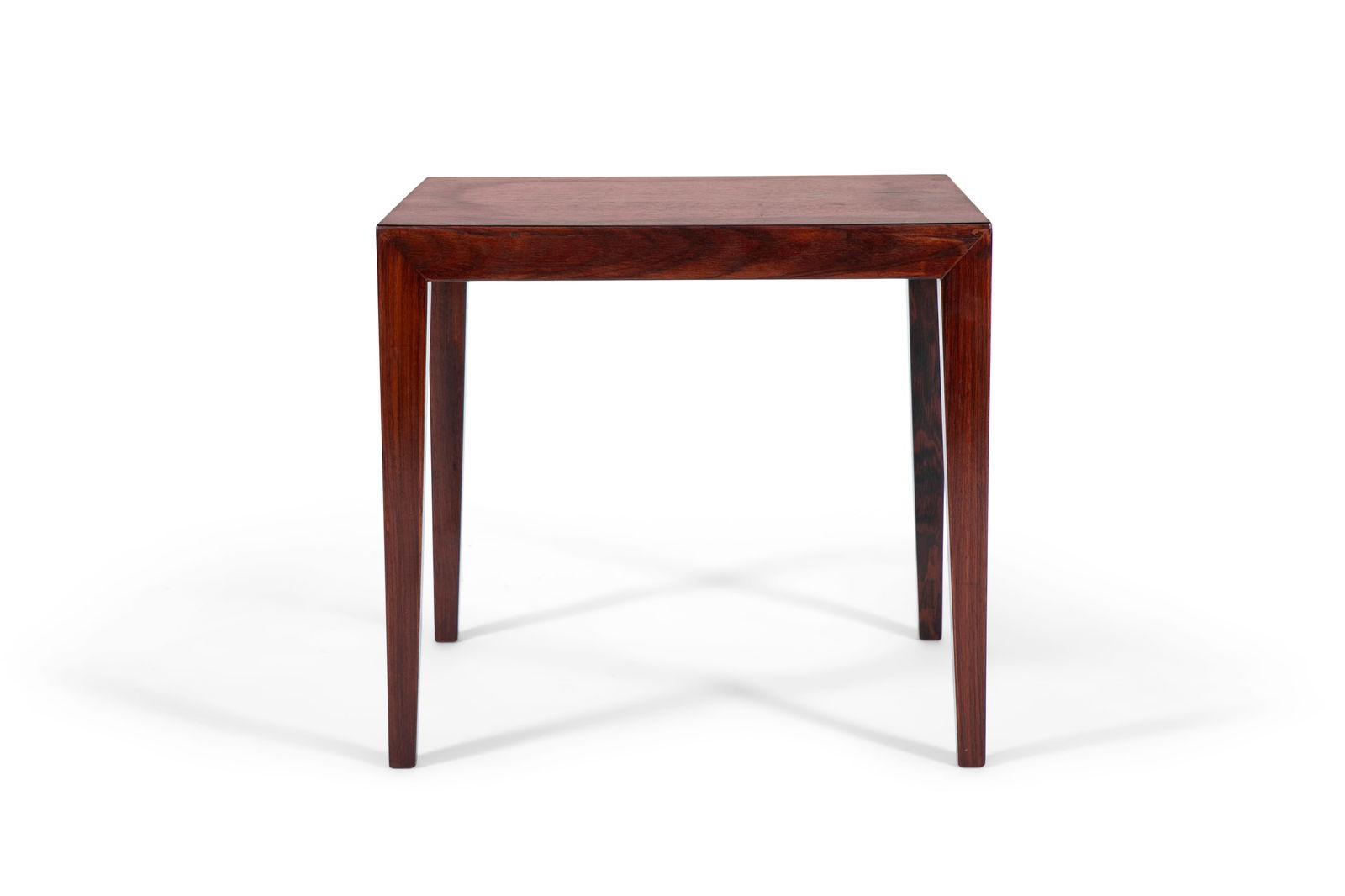 SEVERIN HANSEN A rosewood side table by Severin Hansen. Denmark, c.1960. 55 x 55 x 50cm(h): SEVERIN HANSEN A rosewood side table by Severin Hansen. Denmark, c.1960. 55 x 55 x 50cm(h)
