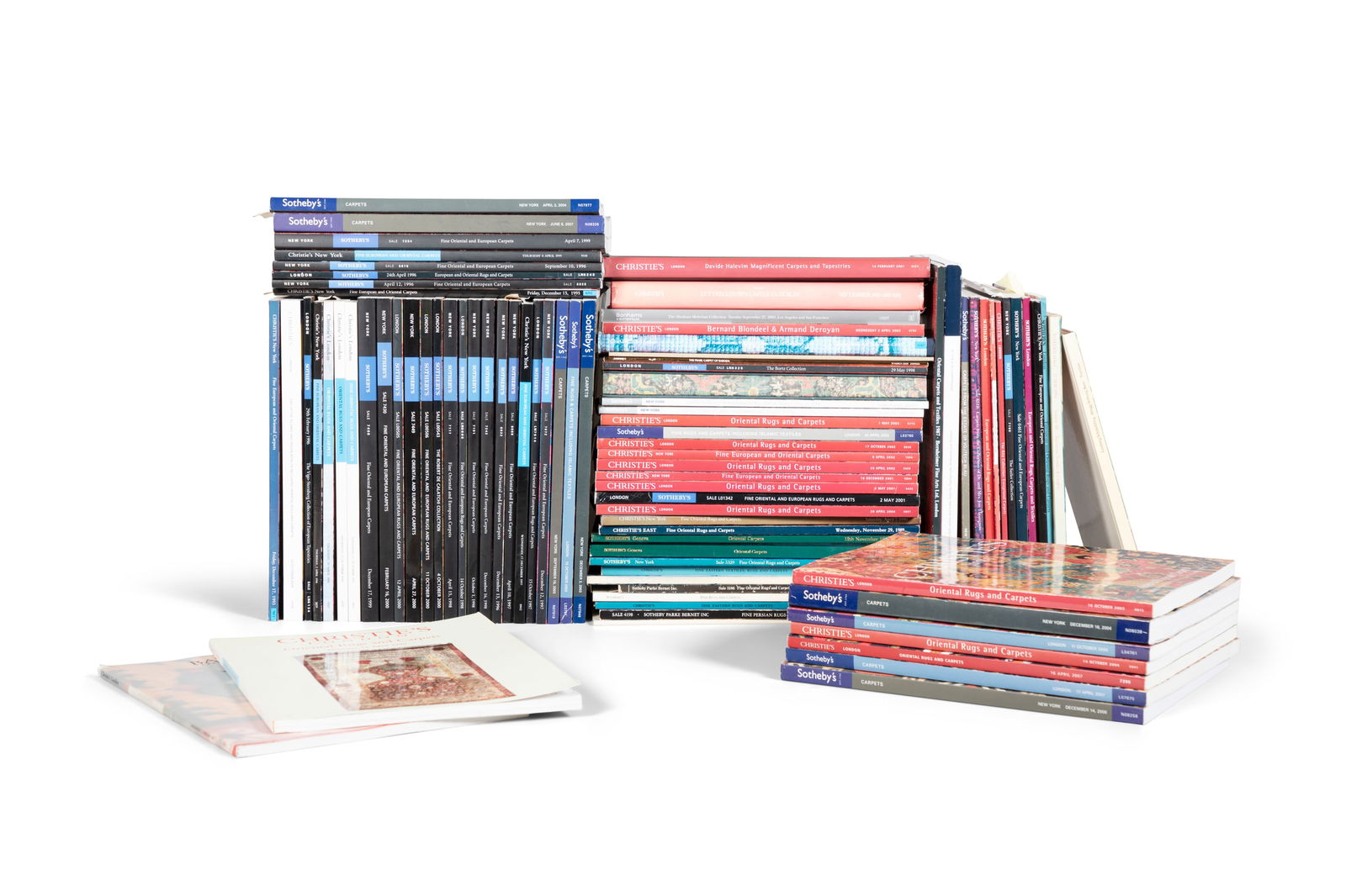 A LARGE COLLECTION OF ORIENTAL CARPET AND RUG AUCTION CATALOGUES,   primarily Sotheby's, Christies, (1 of 3)