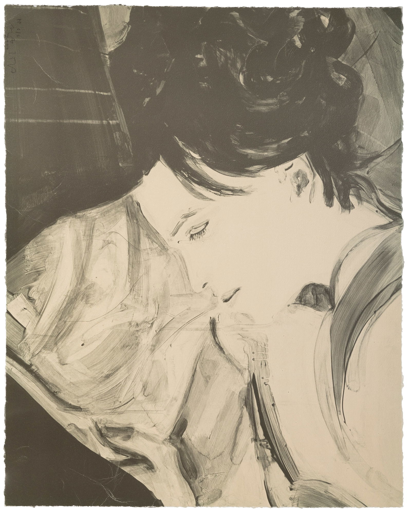 Elizabeth Peyton (b.1965) Thursday (tony), 2000 Lithographic