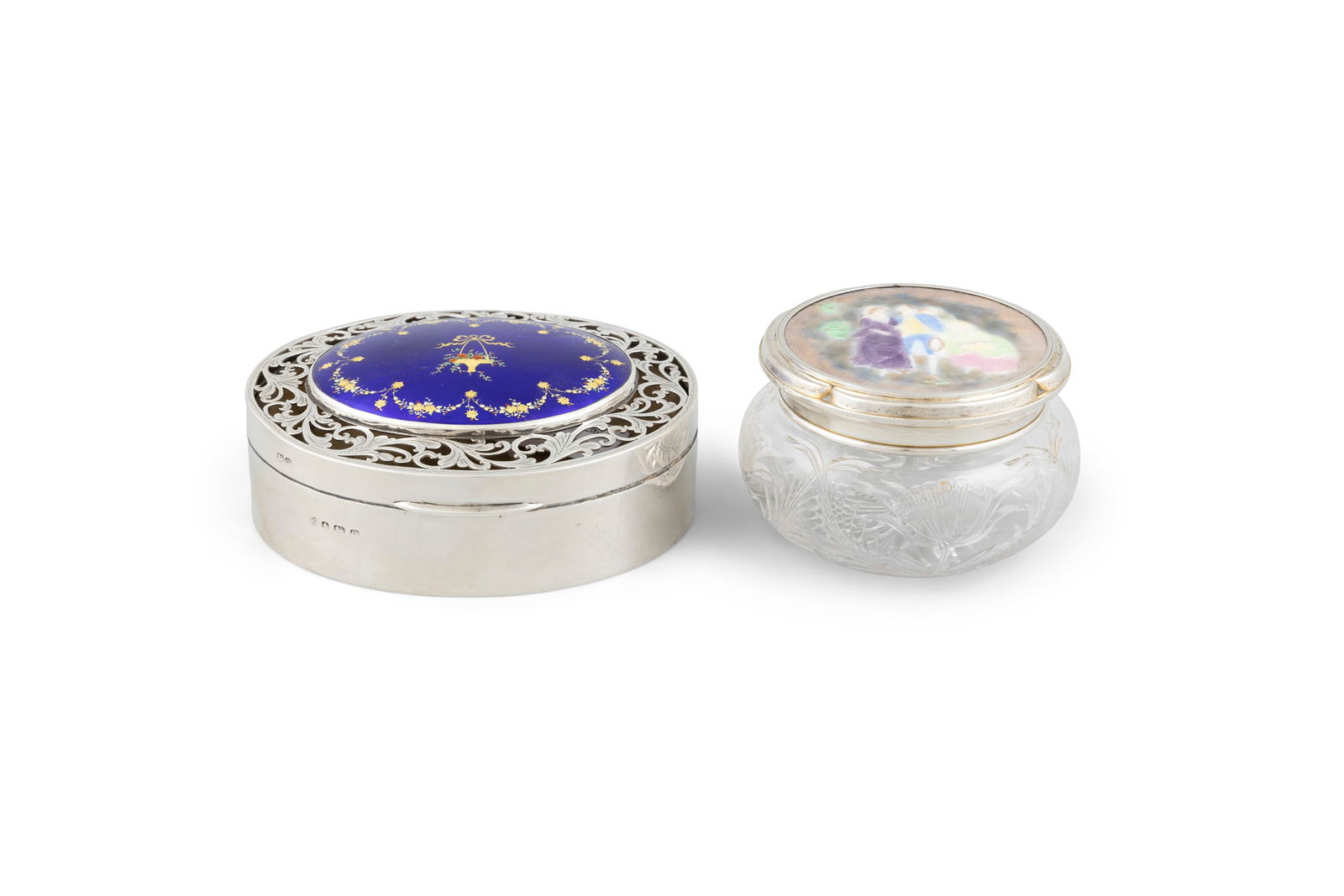 A Silver Trinket Box, Birmingham, 1915, Maker's Mark Of