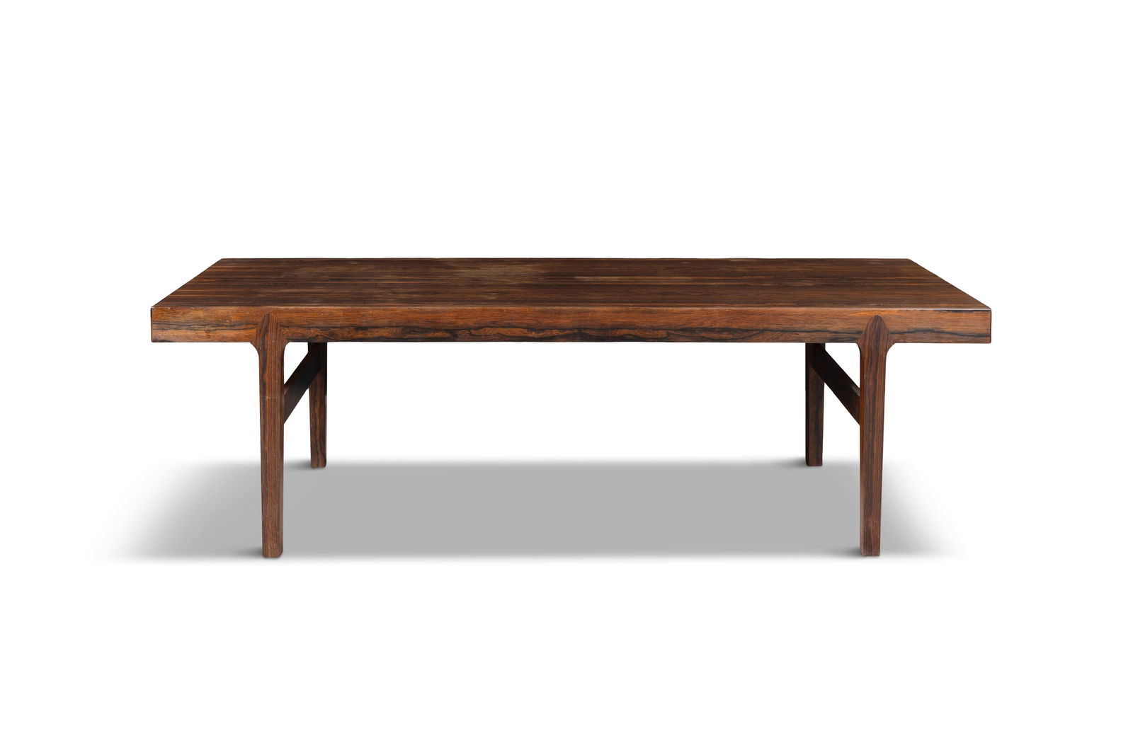 SEVERIN HANSEN (1936-2020) A rosewood coffee table by Severin Hansen. Denmark, c.1960. 160/223 x 60: SEVERIN HANSEN (1936-2020) A rosewood coffee table by Severin Hansen. Denmark, c.1960. 160/223 x 60 x 51cm (h)