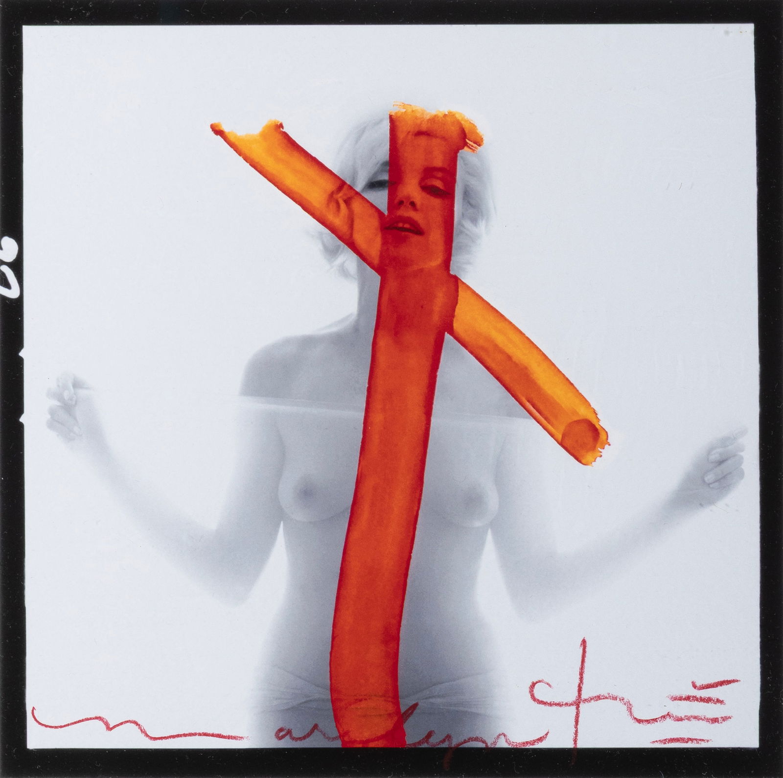 BERT STERN (1929-2013) Marilyn Crucifix 2, 2011 Inkjet Print Edition 8/72 Signed; signed, numbered: BERT STERN (1929-2013) Marilyn Crucifix 2, 2011 Inkjet Print Edition 8/72 Signed; signed, numbered & stamped verso.