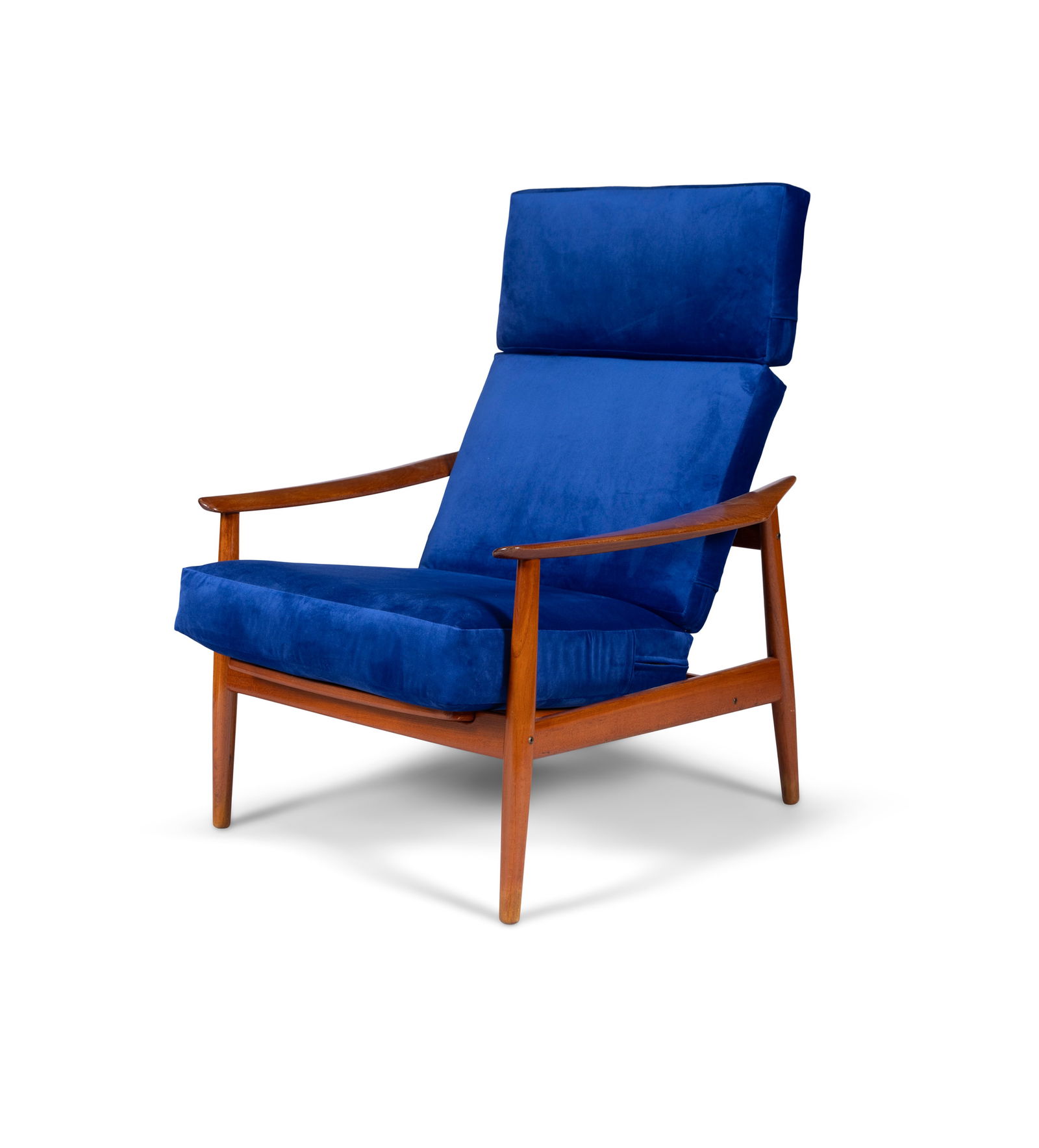 ARNE VODDER (1926-2009) A teak adjustable lounge chair by Arne Vodder for France & Sons. Denmark: ARNE VODDER (1926-2009) A teak adjustable lounge chair by Arne Vodder for France & Sons. Denmark c.1960, 77 x 70 x 90cm (h); seat 44cm (h)