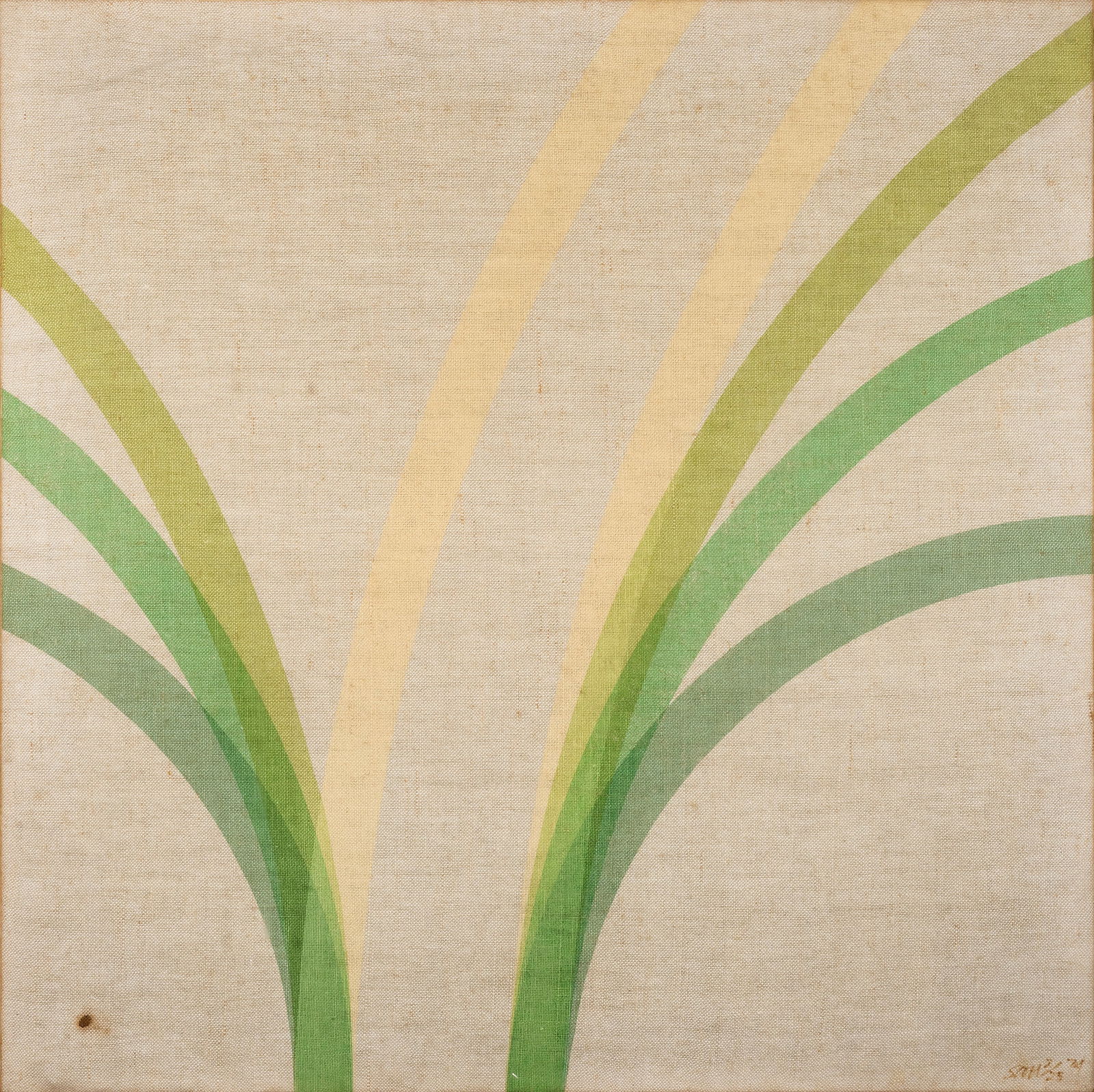 Patrick Scott HRHA (1921-2021) Arcadi IV (1974) Silkscreen on linen, 61 x 61cm (24 x 24) Signed,: Patrick Scott HRHA (1921-2021) Arcadi IV (1974) Silkscreen on linen, 61 x 61cm (24 x 24) Signed, numbered 3/25 and dated (19)'74