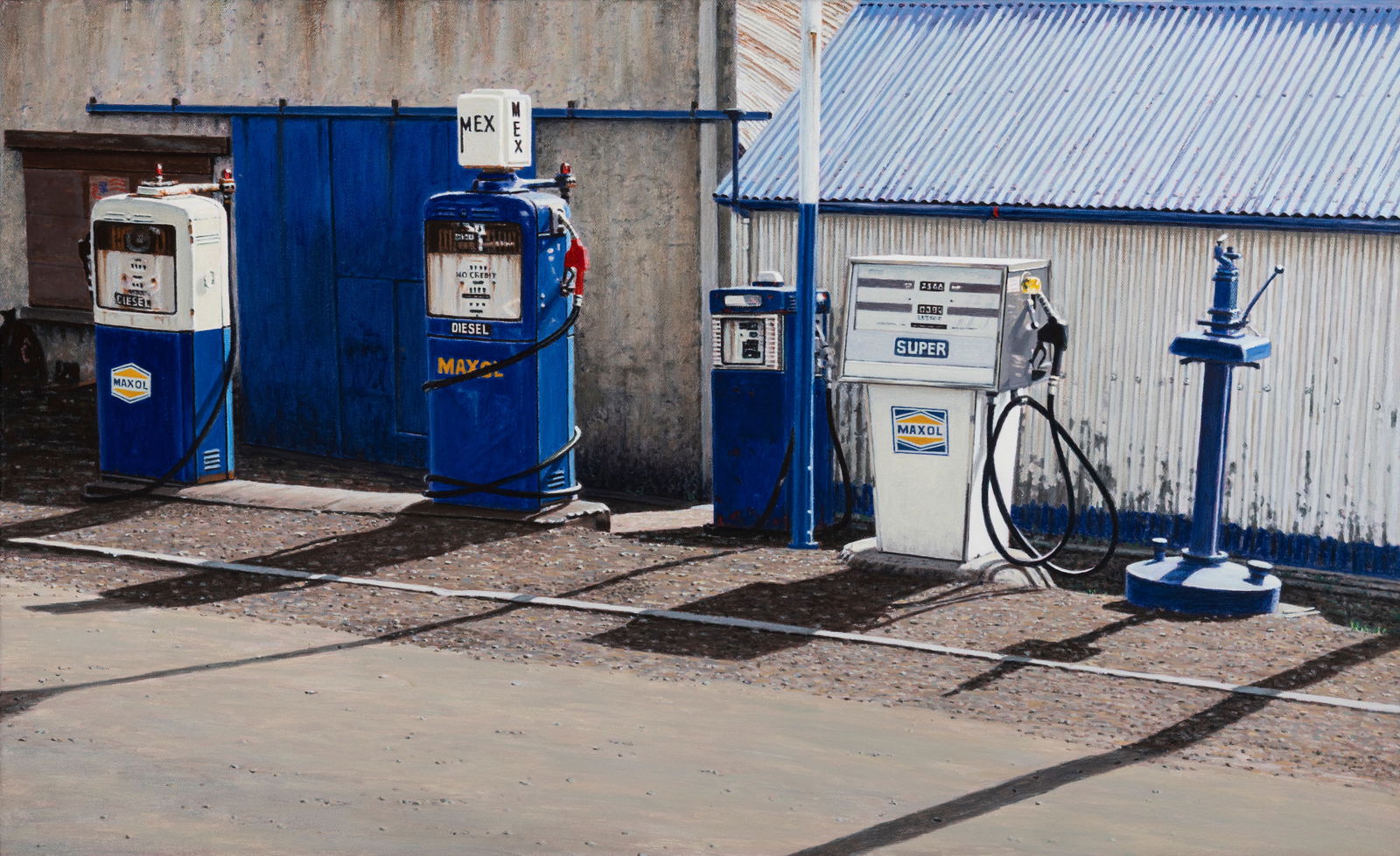 John Doherty (b.1949) The Maxol Family Acrylic on canvas, 41 x 66cm (16 x 26'') Signed and: John Doherty (b.1949) The Maxol Family Acrylic on canvas, 41 x 66cm (16 x 26'') Signed and inscribed verso Unframed