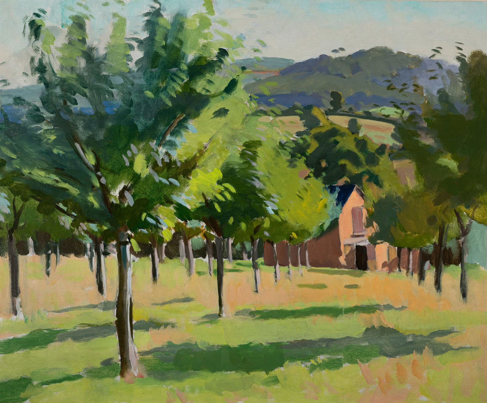 William John Leech RHA ROI (1881-1968) The Apple Orchard Oil on canvas, 52 x 63.5cm (20.5 x: William John Leech RHA ROI (1881-1968) The Apple Orchard Oil on canvas, 52 x 63.5cm (20.5 x 25'’) Provenance: Sale, Taylor DeVeres 26/5/1992, lot 55; sale, these rooms, 30/5/2012, lot 102 where