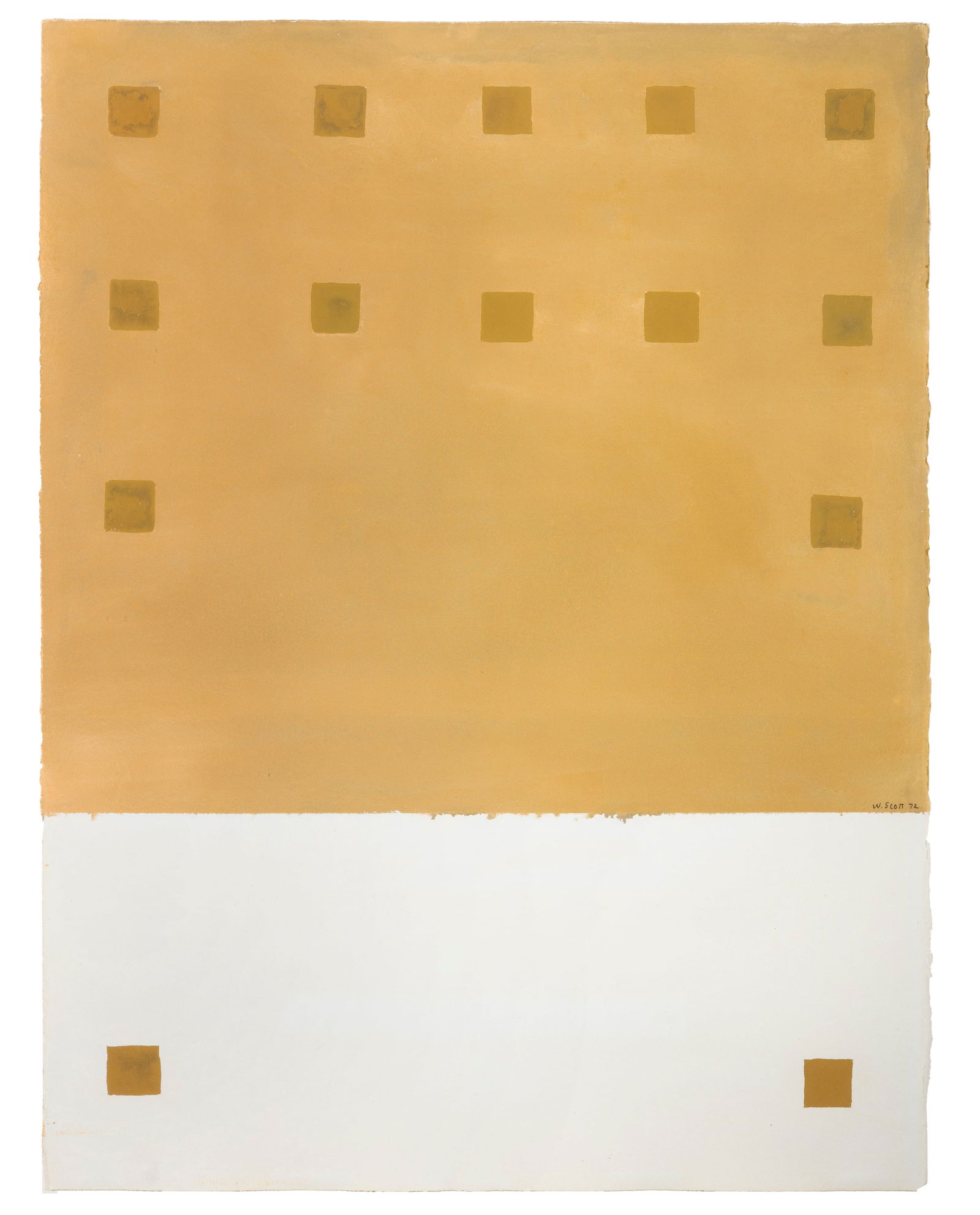 William Scott CBE RA (1913-1989) Counter Change, 1972 Gouache, 77.5 x 59cm (30¼ x 23¼'') (1 of 4)