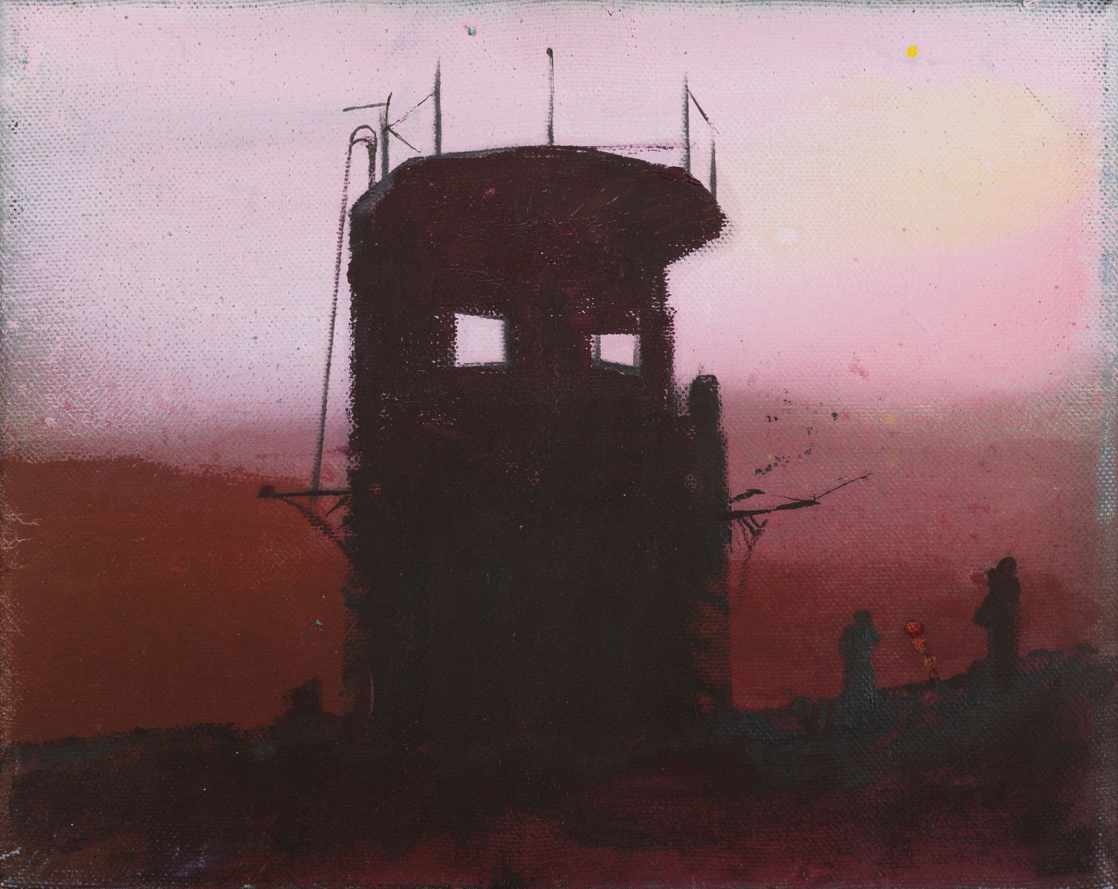 Elizabeth Magill (b.1959) Ruin, (2002) Oil on canvas, 20.5 x 25.5cm (8 x 10'') Signed, inscribed: Elizabeth Magill (b.1959) Ruin, (2002) Oil on canvas, 20.5 x 25.5cm (8 x 10'') Signed, inscribed and dated 2002 verso Provenance: With Kerlin Gallery, Dublin, label verso