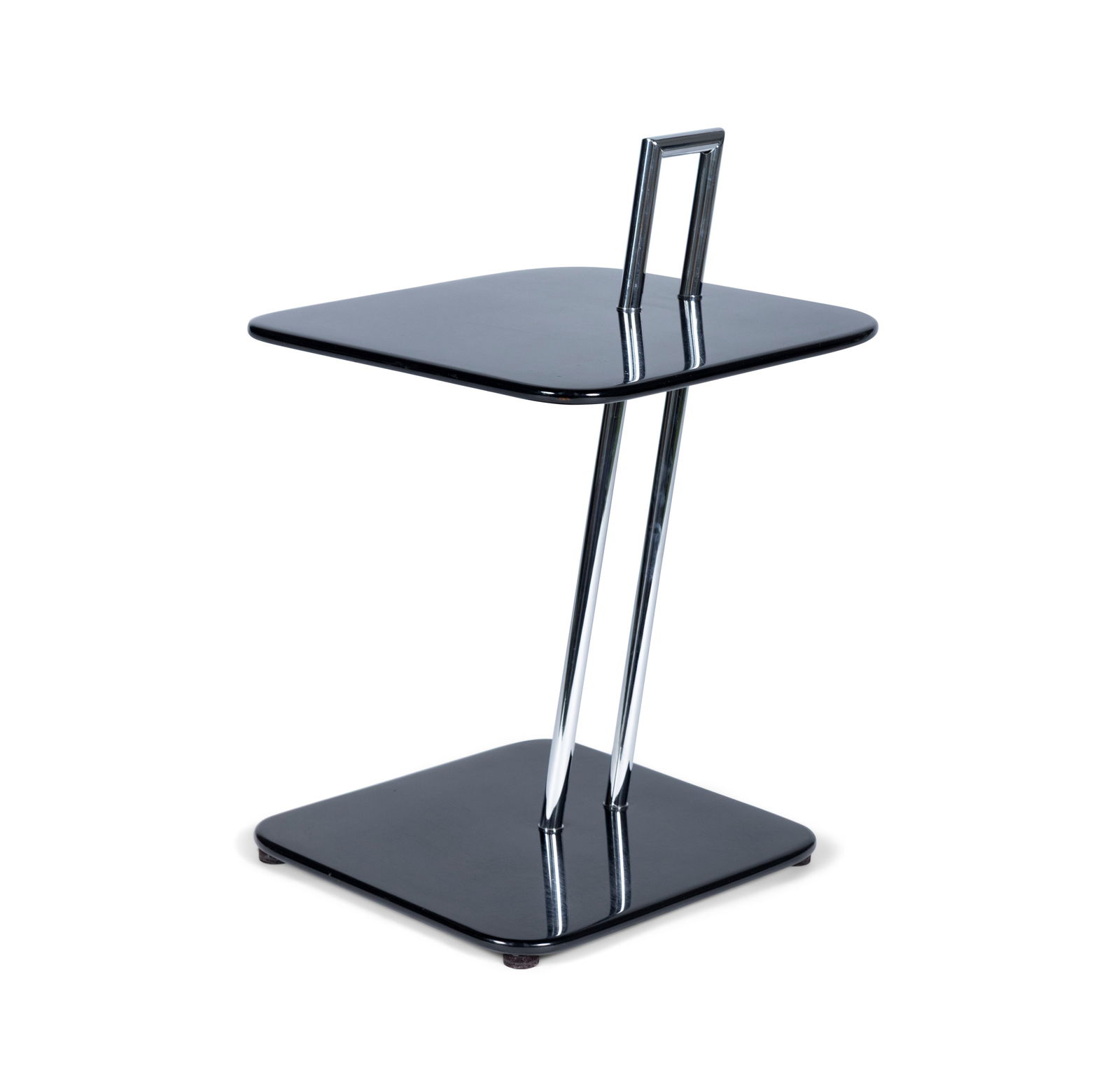 EILEEN GRAY (1878-1976) An Eileen Gray side table for Vereinigte Werkstätten. With maker's: EILEEN GRAY (1878-1976) An Eileen Gray side table for Vereinigte Werkstätten. With maker's stamp. 36 x 40 x 57cm(h)