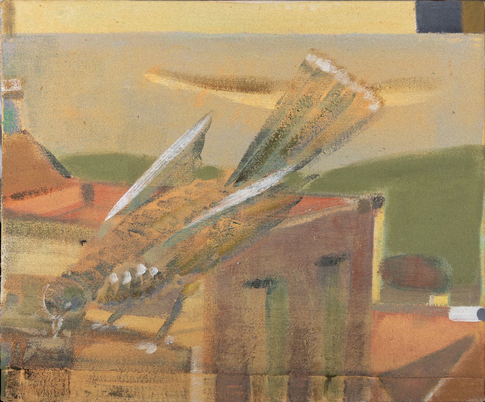 MERLIN JAMES (B.1960) Bird 17 Acrylic on canvas, 45.7 x 55.9cm Signed, inscribed and dated: MERLIN JAMES (B.1960) Bird 17 Acrylic on canvas, 45.7 x 55.9cm Signed, inscribed and dated (20)'07-8 verso Provenance: With Kerlin Gallery, Dublin, label verso