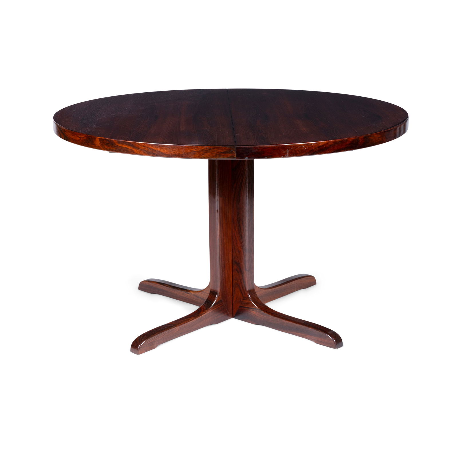 DINING TABLE An extendable rosewood dining table. Denmark, c.1960. 120/170/220 x 120 x 73cm(h) (1 of 7)