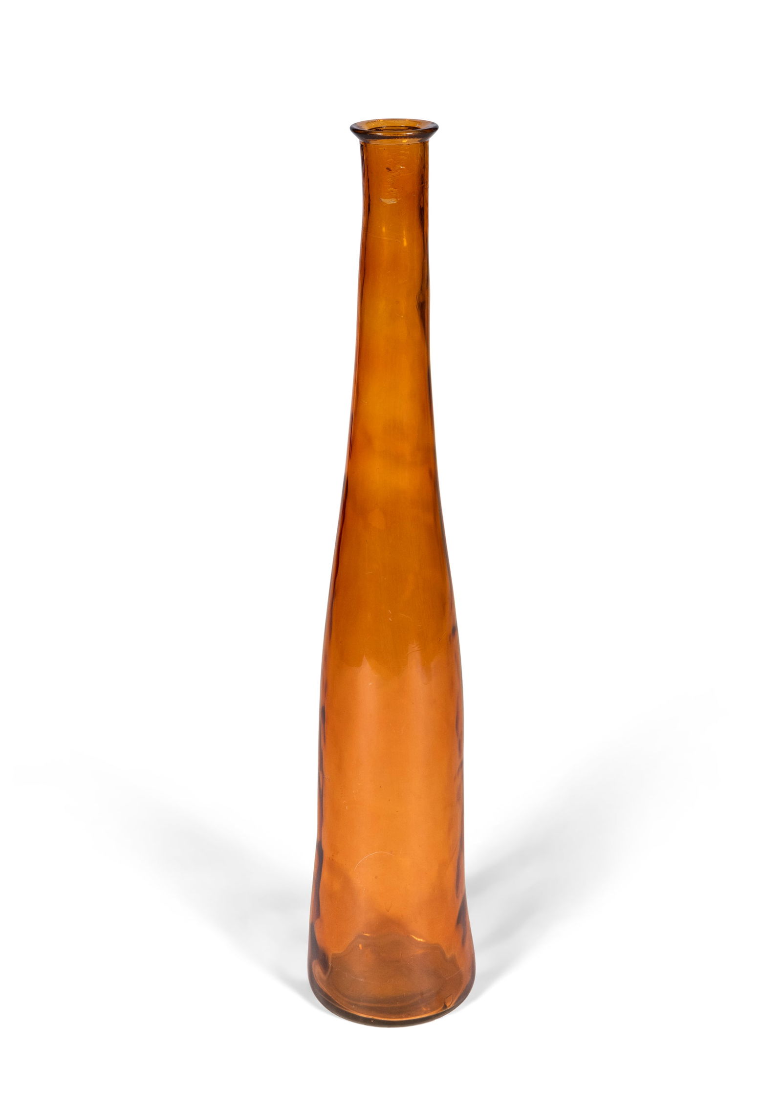 VASE A large orange glass vase. Italy. 100cm(h): VASE A large orange glass vase. Italy. 100cm(h)