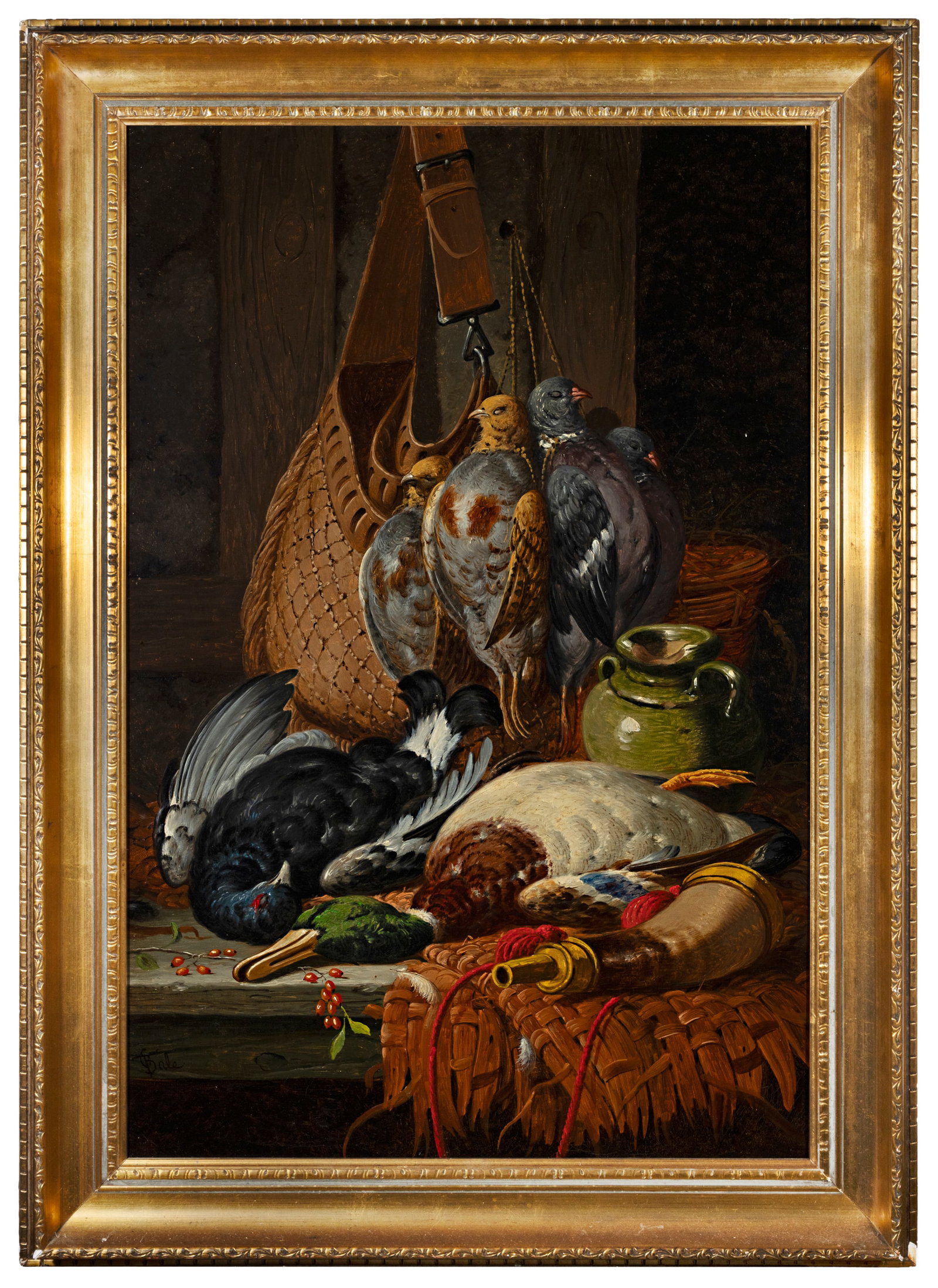THOMAS CHARLES BALE (1849-1925) Still life with game Oil on canvas, 75 x 48cm Signed (1 of 4)