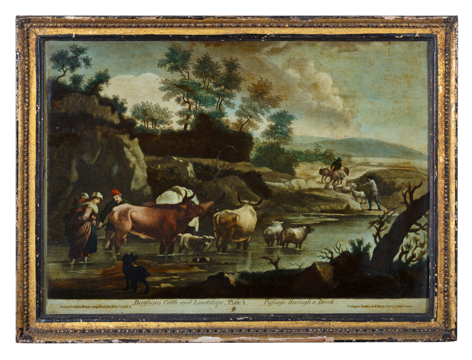 19TH CENTURY Passage through a Break Coloured engraving, 25 x 35.5cm Printed for John Bowles at (1 of 3)