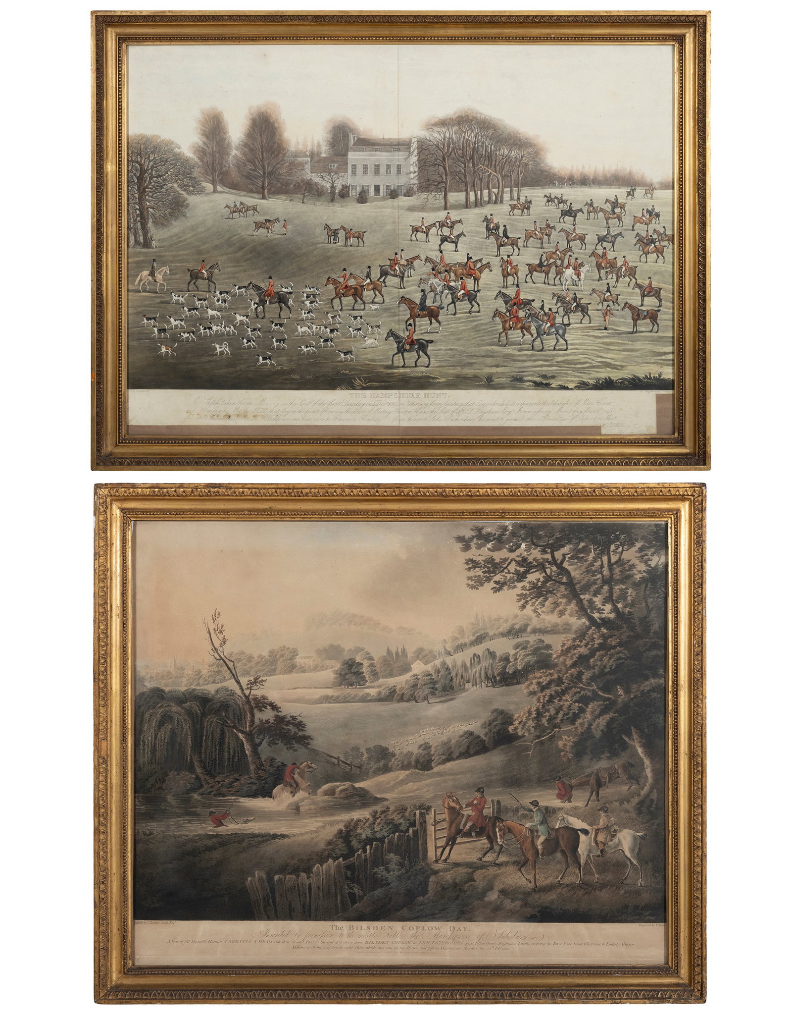 AFTER CLAUDE LORAINE SMITH The Bilsden Coplow Day, by F. Jukes Coloured aquatint, 54 x 65.5 cm The (1 of 10)