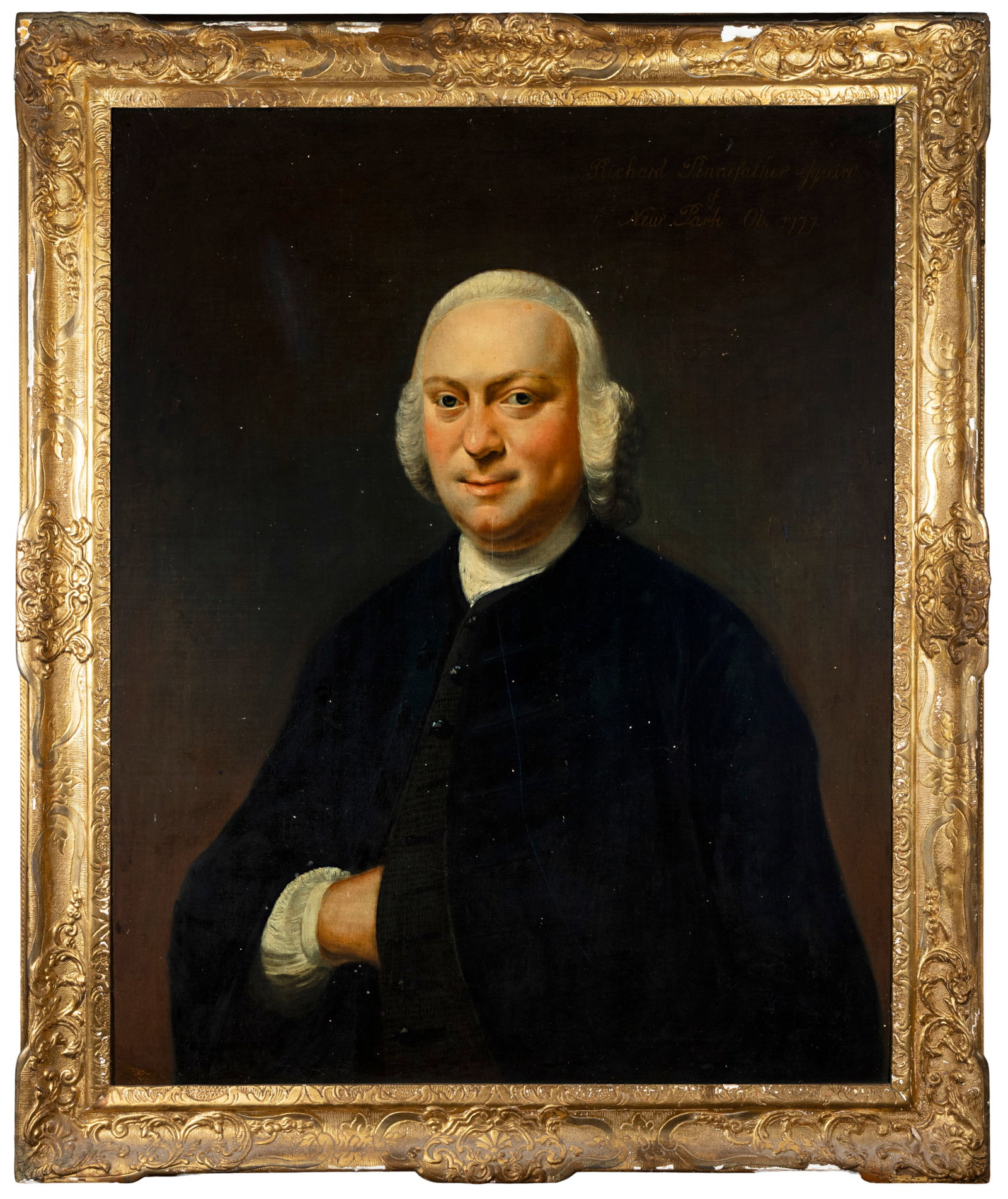 FOLLOWER OF JOSEPH HIGHMORE Portrait of Richard Pennefather (1699-1777) Oil on canvas, 80 x 64cm (1 of 5)