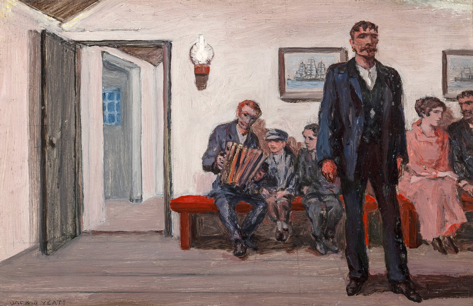 Jack Butler Yeats RHA (1871-1957) The Dancer (Rosses Point, Sligo) (1921) Oil on board, 23 x 35cm (1 of 4)