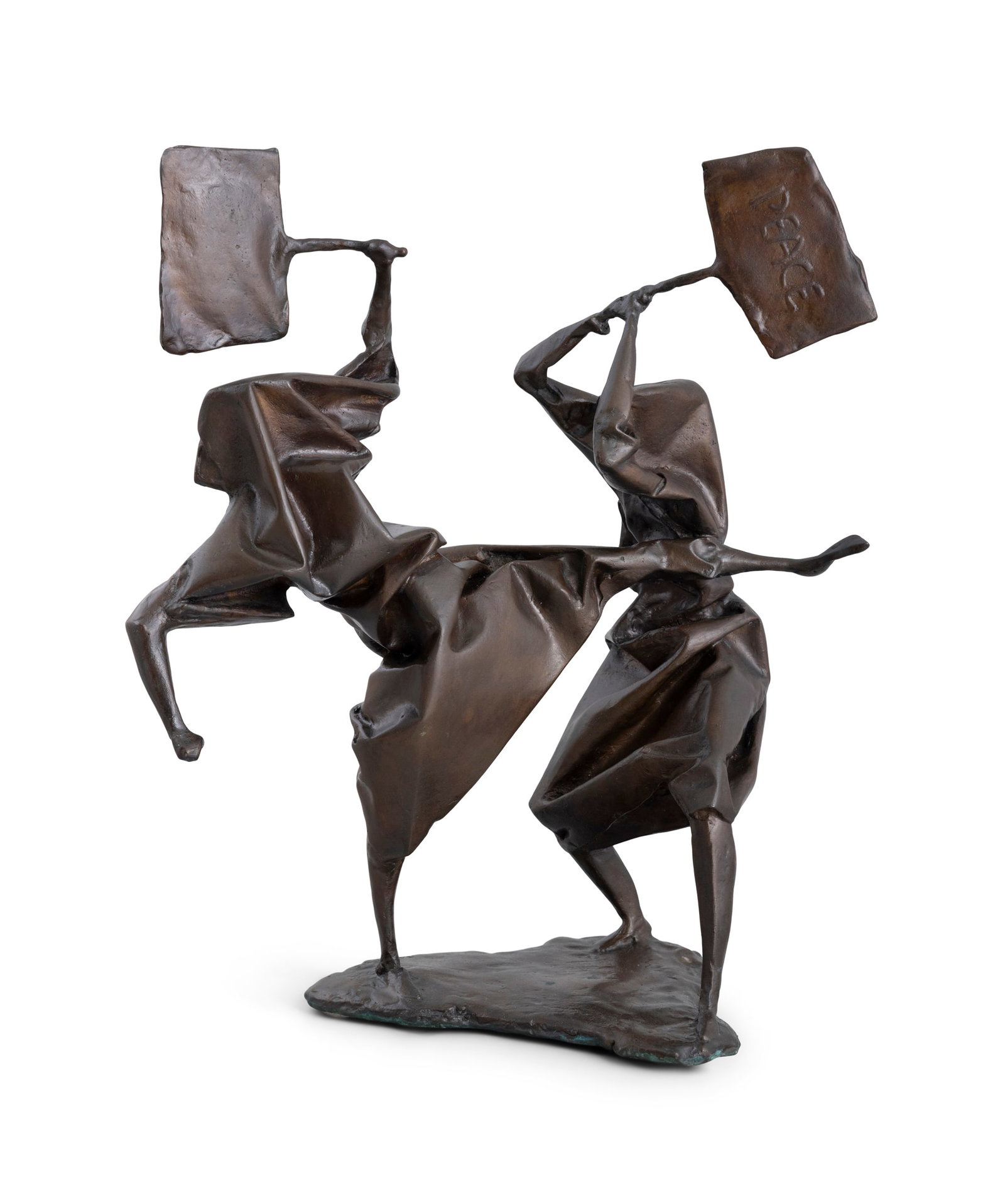Frederick E McWilliam RA (1909-1992) Peace Women (c.1975) Bronze, 35cm (13_) (h) Signed and (1 of 4)