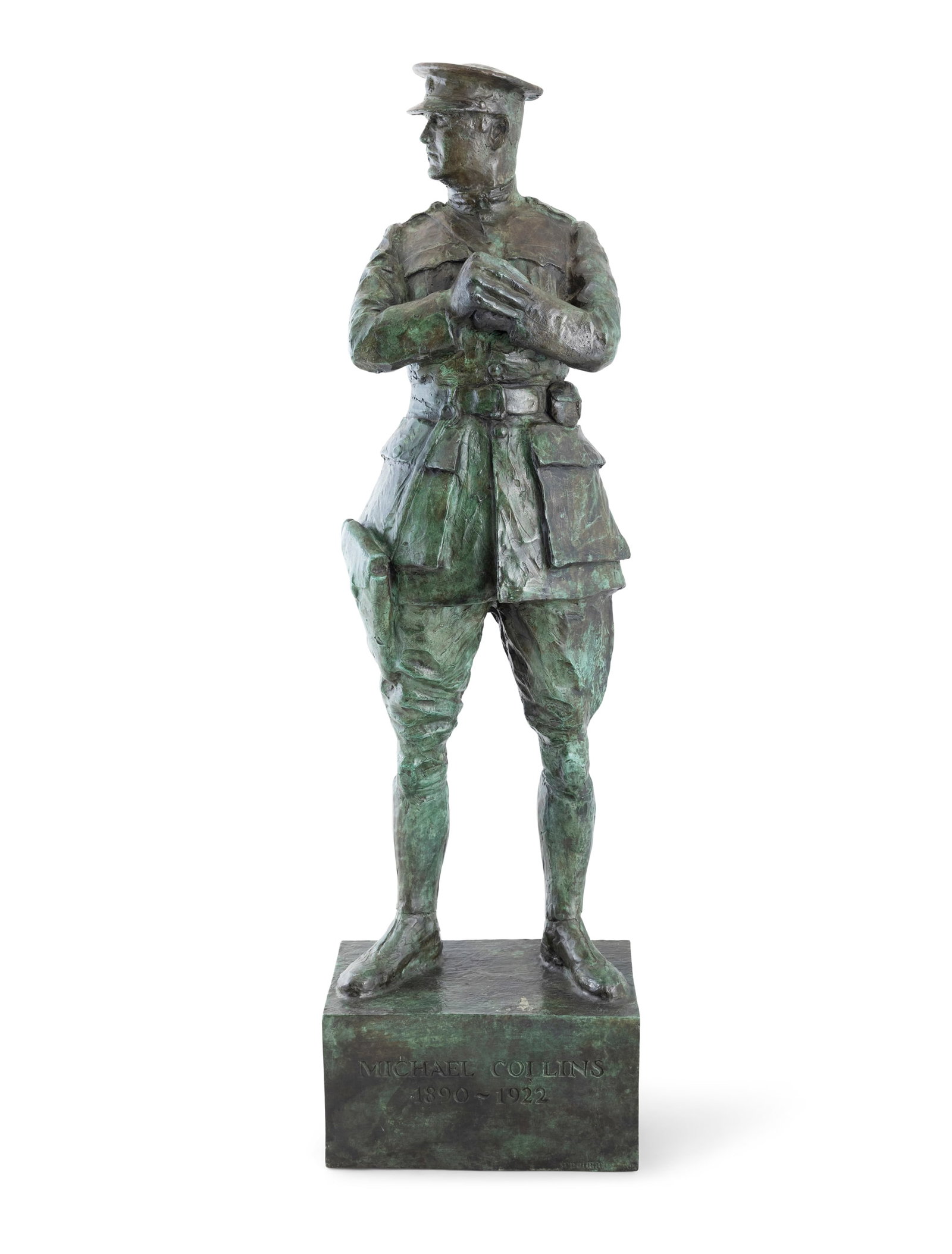 Eamonn O’Doherty (b.1939) General Michael Collins (1890-1922) Bronze, 86cm (h) inc. base (1 of 3)