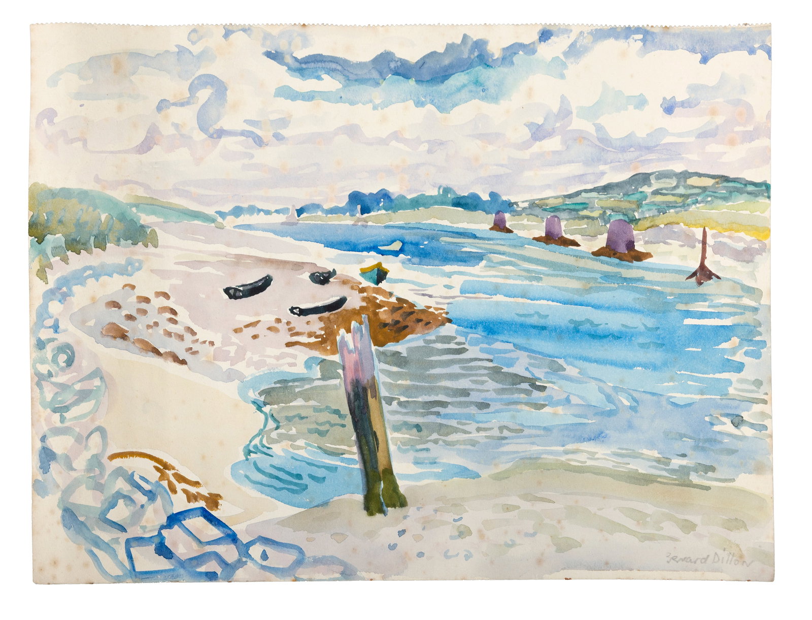 Gerard Dillon (1916-1971) Untitled Watercolour, 21.5 x 29cm (8_ x 11_'') Signed Provenance: A (1 of 2)