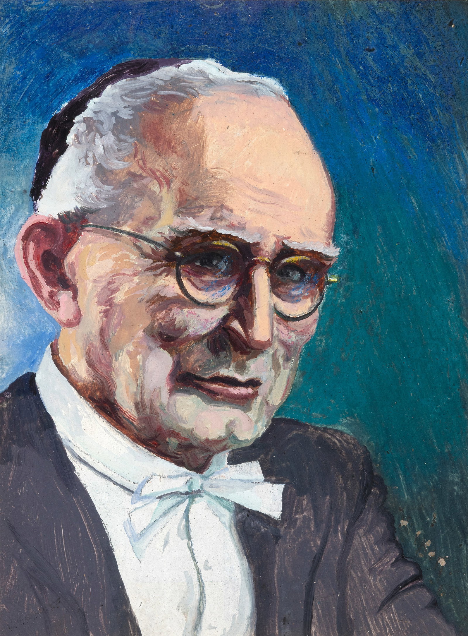 Harry Kernoff RHA (1900-1974) Henry Cohen (1963) Oil and pastel, 20 x 15cm (7_ x 13_) Signed and (1 of 3)