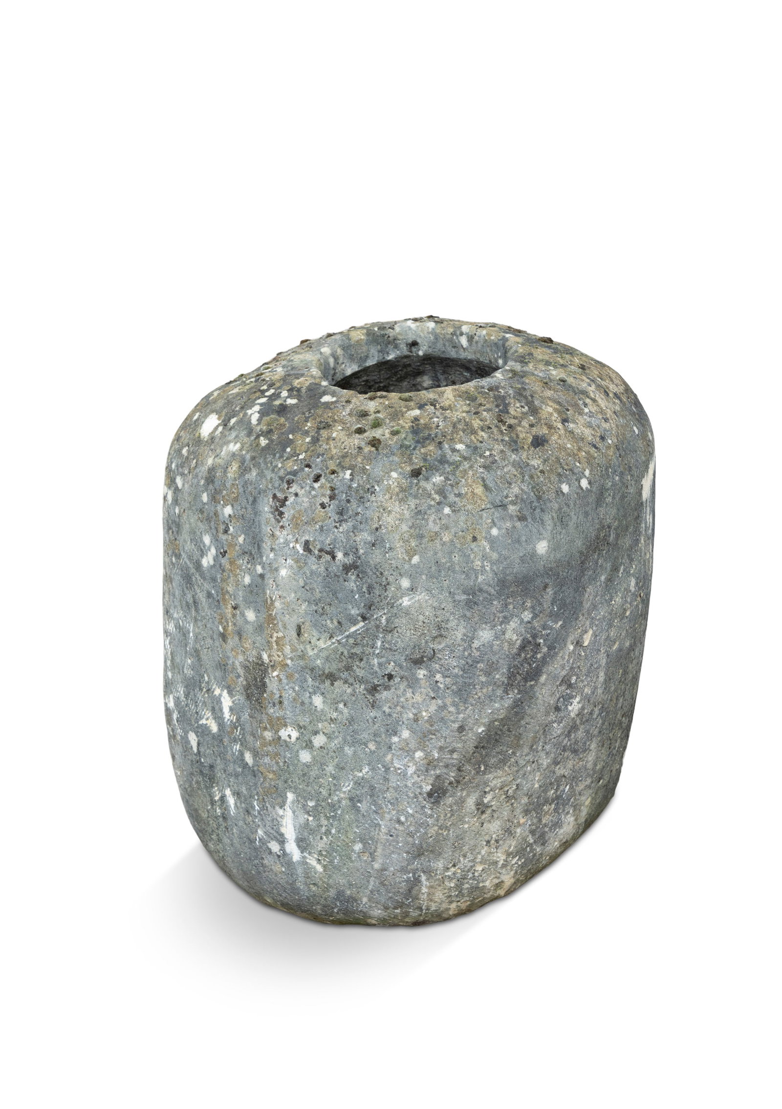 A TSUKABAI (STONE WATER BASIN), 86cm high x 72cm long (1 of 3)