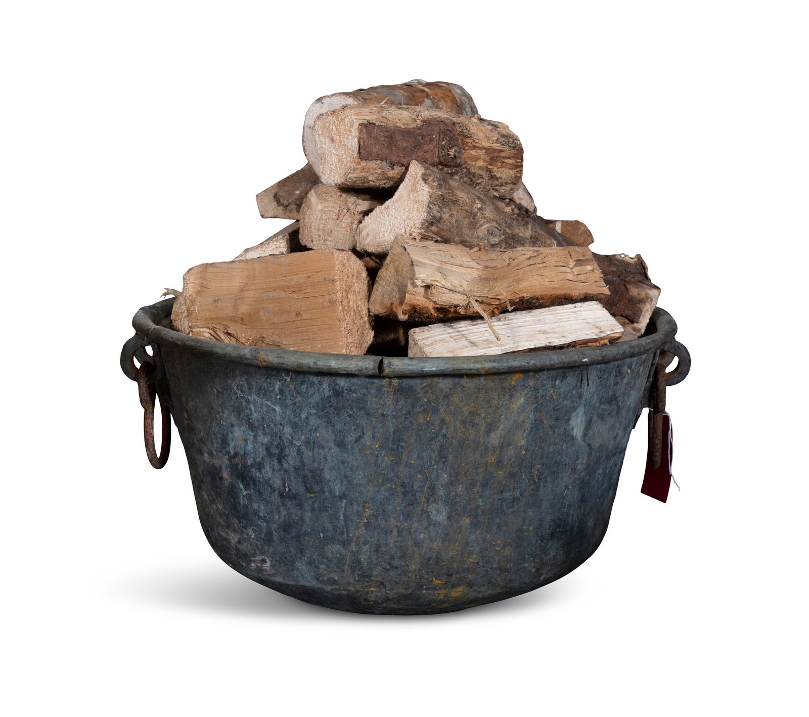 A COPPER PLANTER/ FUEL BUCKET, 37cm high (1 of 3)