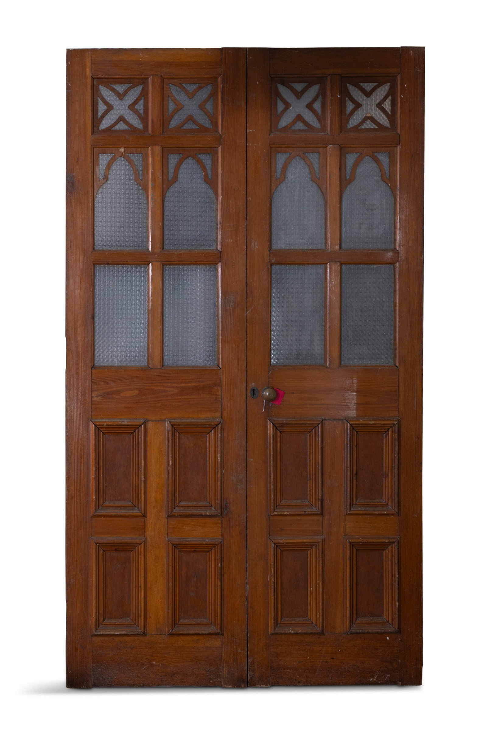 A PAIR OF VICTORIAN PINE DOORS, 273 x 78.5cm each (1 of 6)