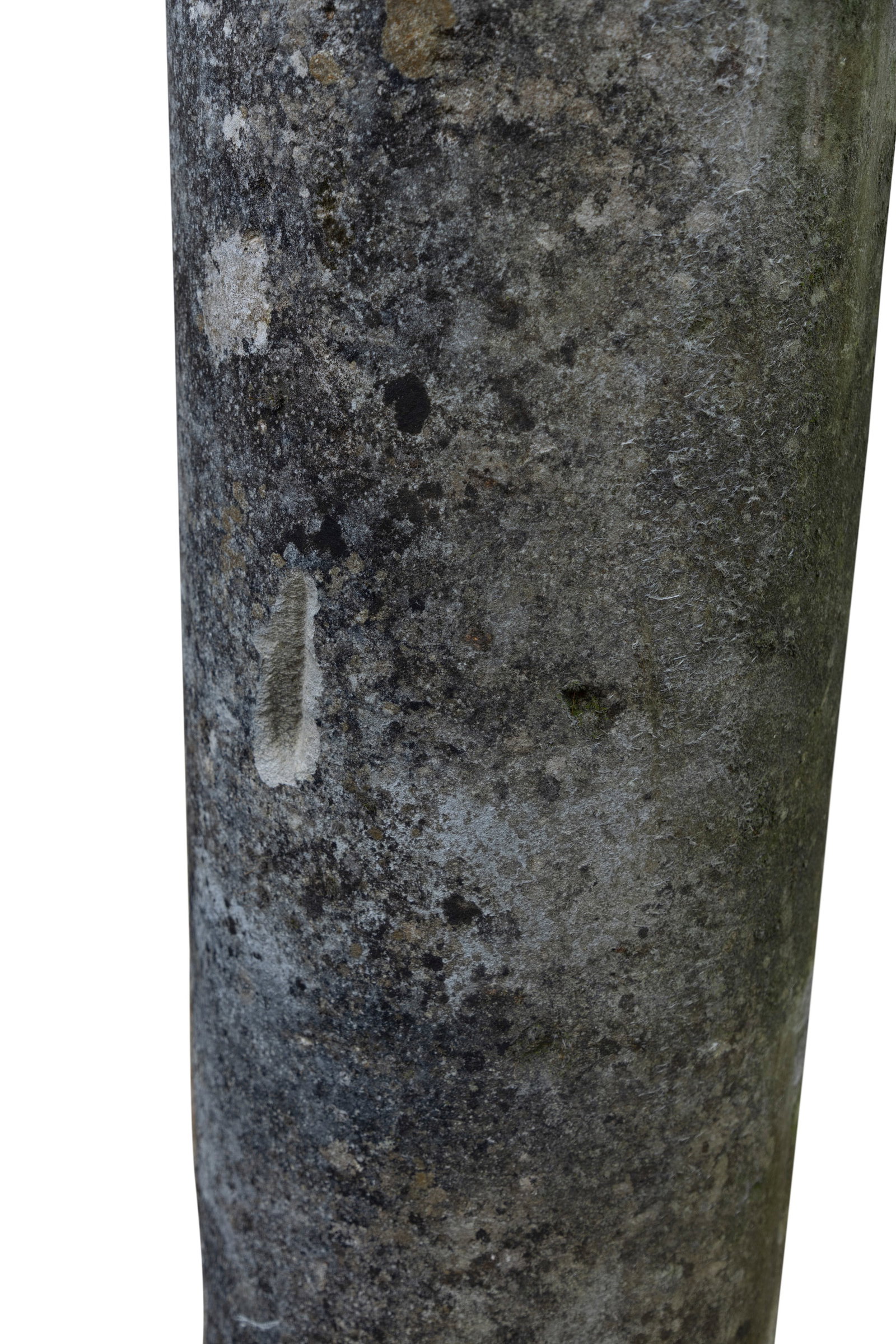 AN IRISH LIMESTONE COLUMN, 253cm high - 3