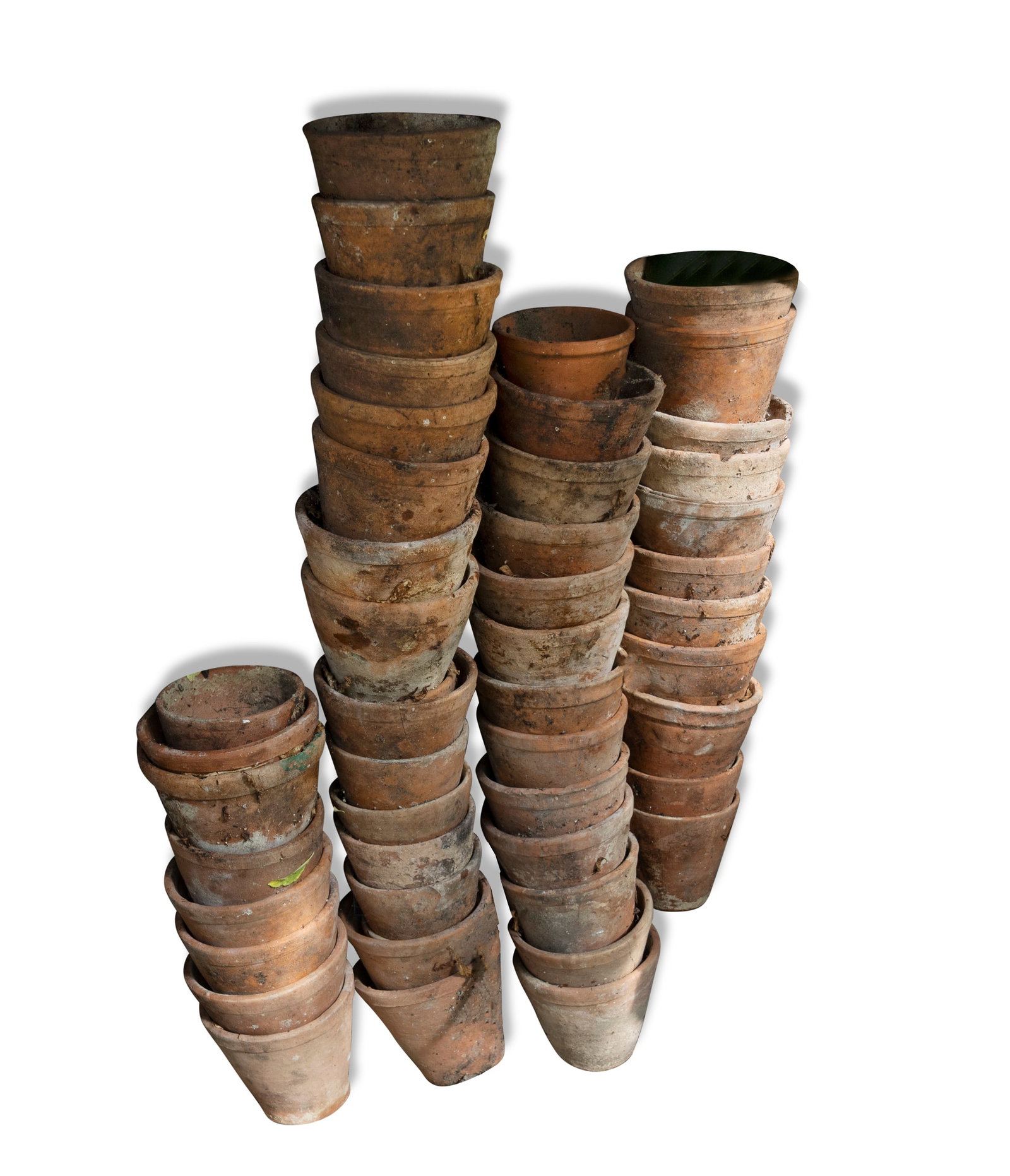 A COLLECTION OF THIRTY TERRACOTTA POTS (1 of 2)