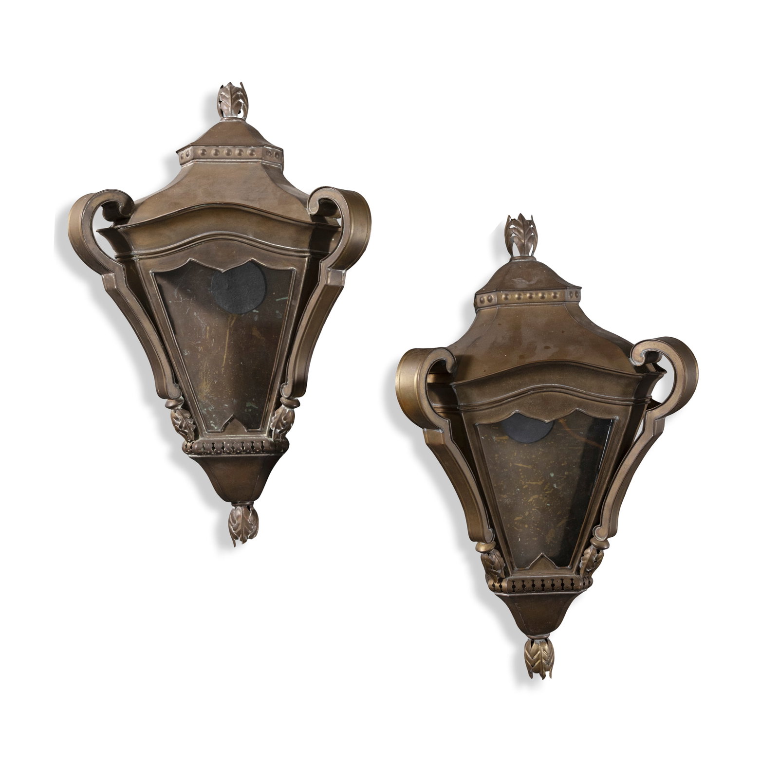 A PAIR OF WALL LANTERNS, 64cm high (1 of 3)