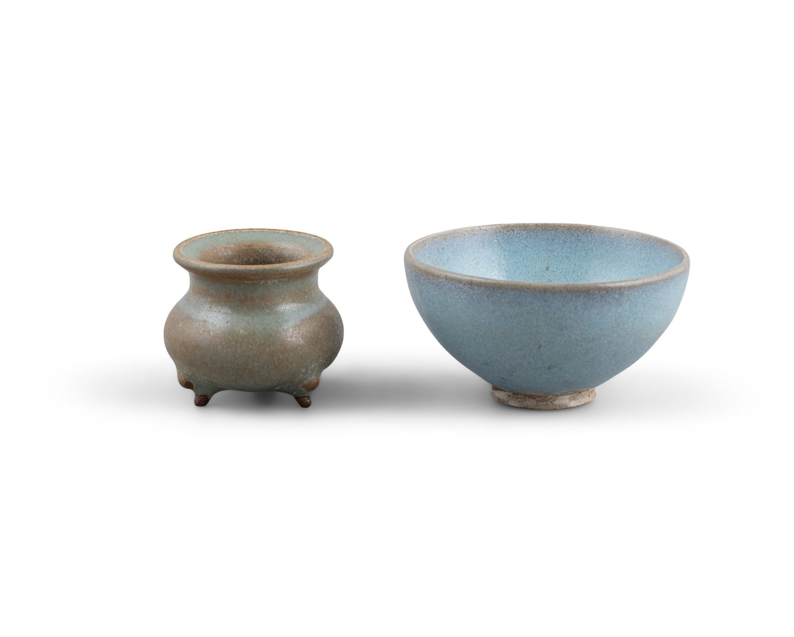 A JUNWARE BOWL AND A TRIPOD INCENSE BURNER China D.5.3-9.6cm (1 of 4)