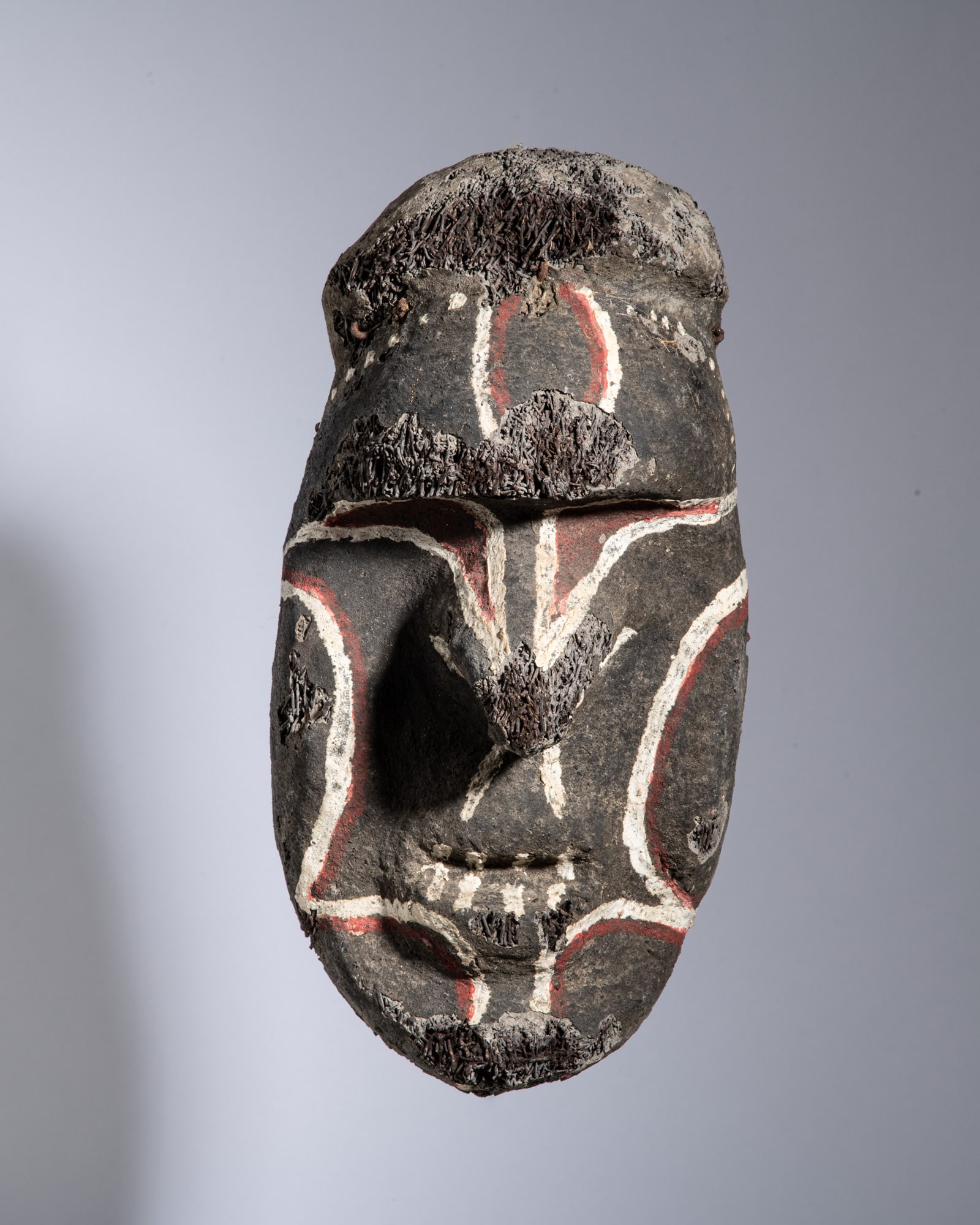 A MAGNIFICENT AND EXCEPTIONALLY POWERFUL SEPIK RIVER CEREMONIAL MASK Papua New Guinea Wood and (1 of 5)