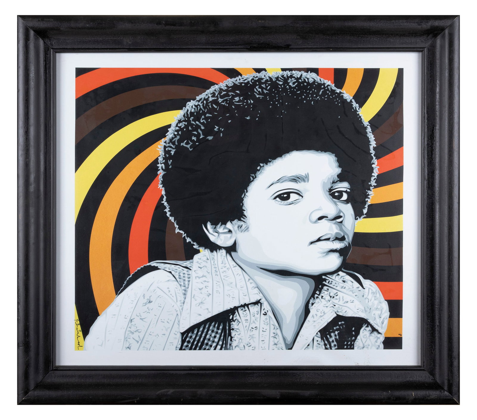 MR. BRAINWASH 'Rock With You' (Brown Variant), 2013 Print, 54 x 63.5cm: MR. BRAINWASH 'Rock With You' (Brown Variant), 2013 Print, 54 x 63.5cm