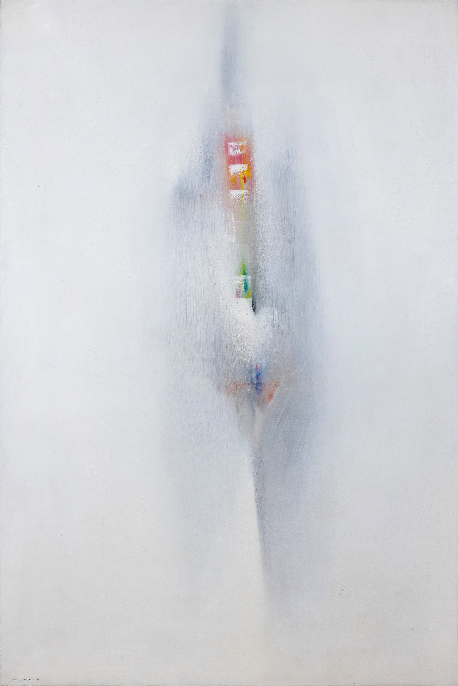 Louis le Brocquy HRHA (1916-2012) Woman (1960) Oil on canvas, 147 x 97cm (57¾ x 38¼''): Louis le Brocquy HRHA (1916-2012) Woman (1960) Oil on canvas, 147 x 97cm (57¾ x 38¼'') Signed and dated (19)'60 Provenance: With The Dawson Gallery, Dublin; sale, DeVere’s, Dublin 27/9